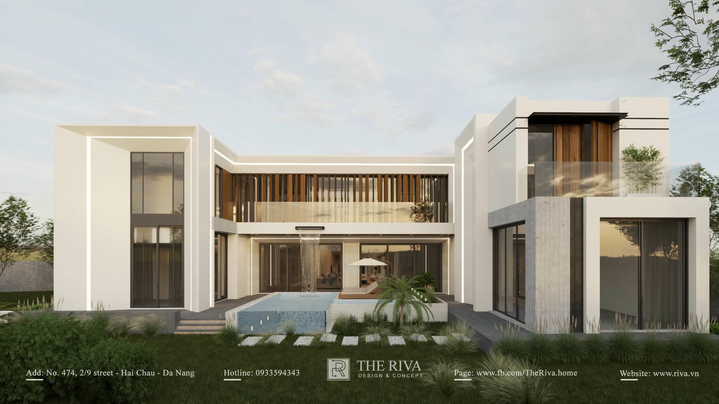Thiết kế kiến trúc biệt thự nghỉ dưỡng hiện đại Helina Villa tại Đà Nẵng