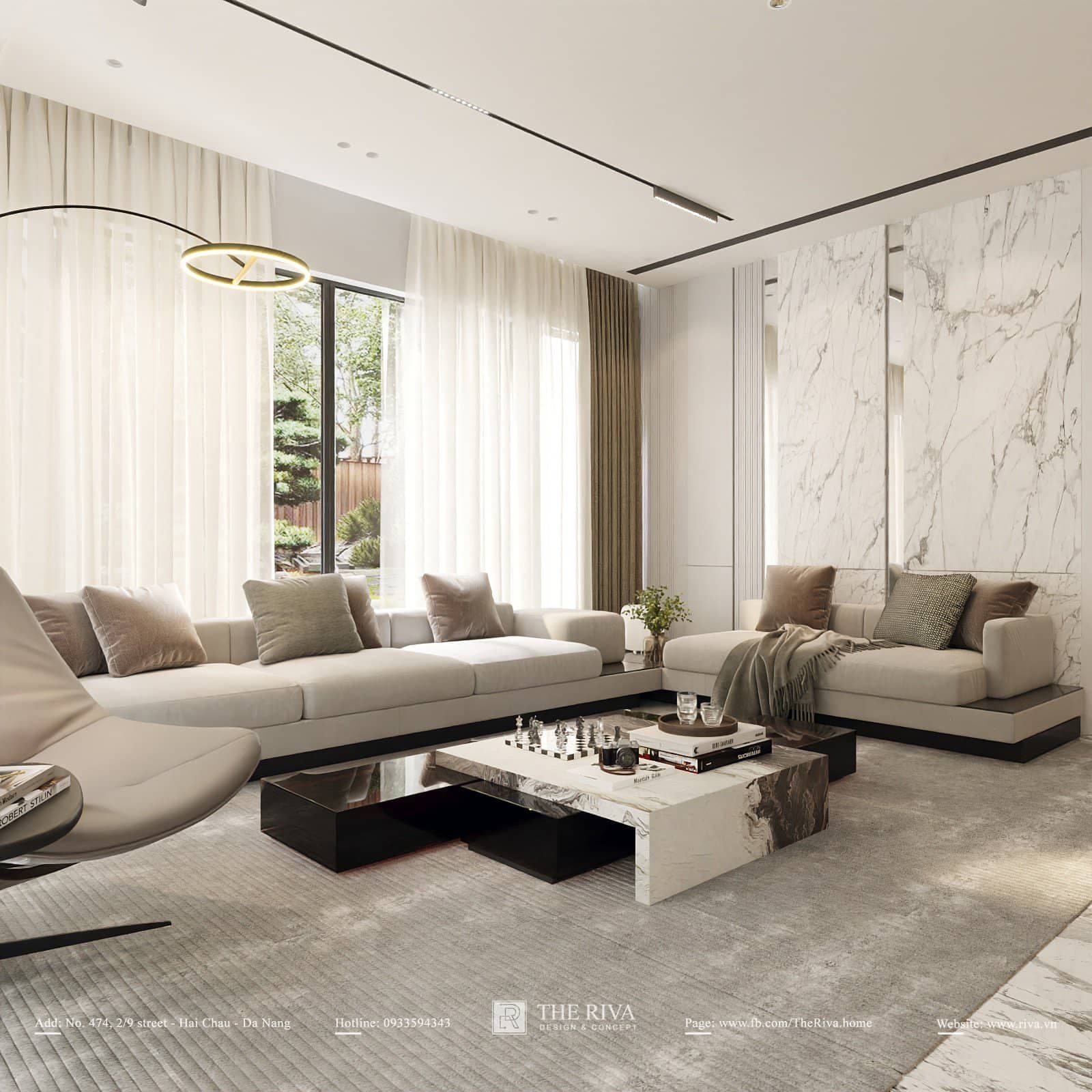Thiết kế nội thất nhà phố Long An Villa