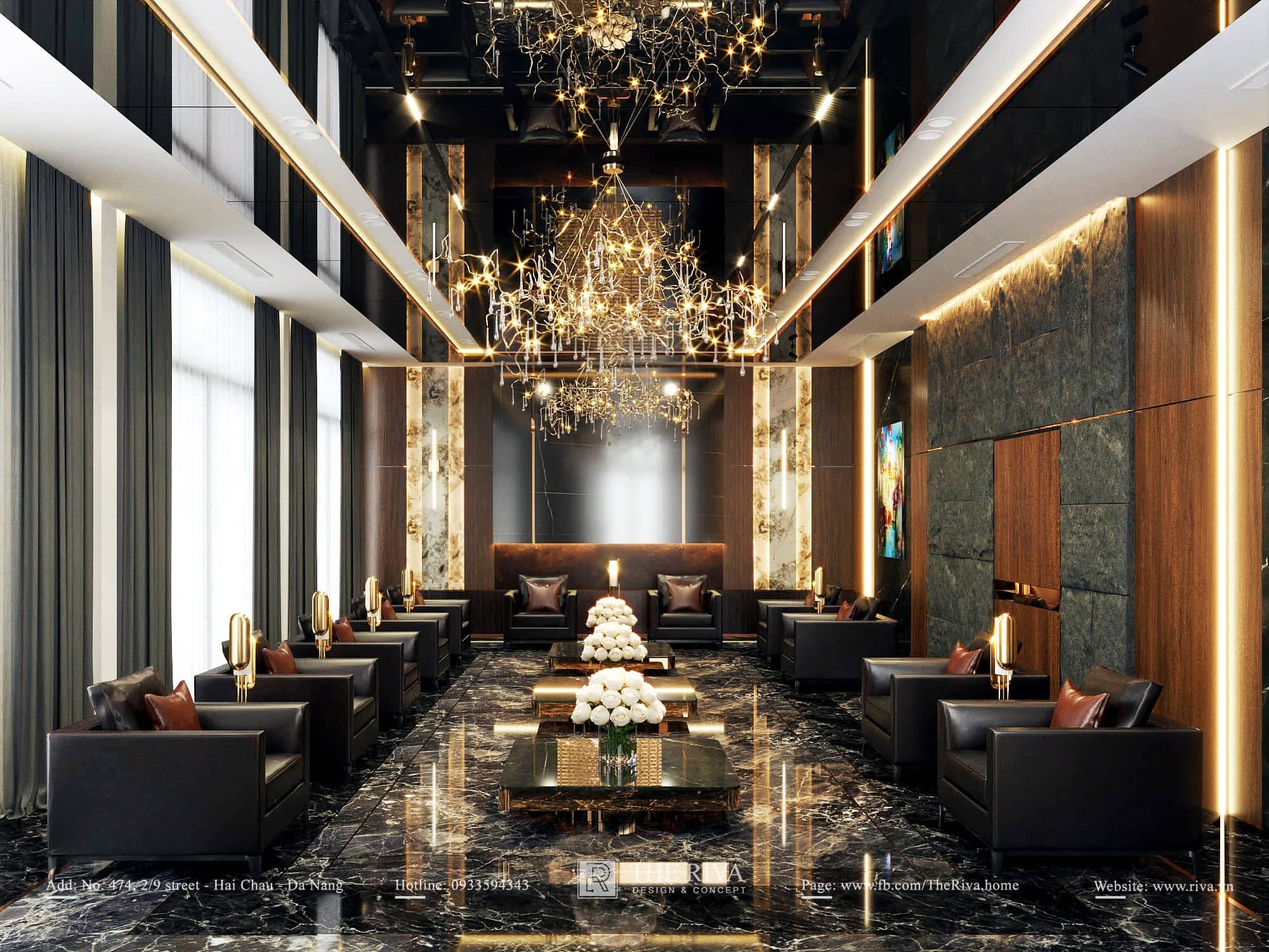 Thiết kế nội thất hiện đại Gia Khiêm Villa