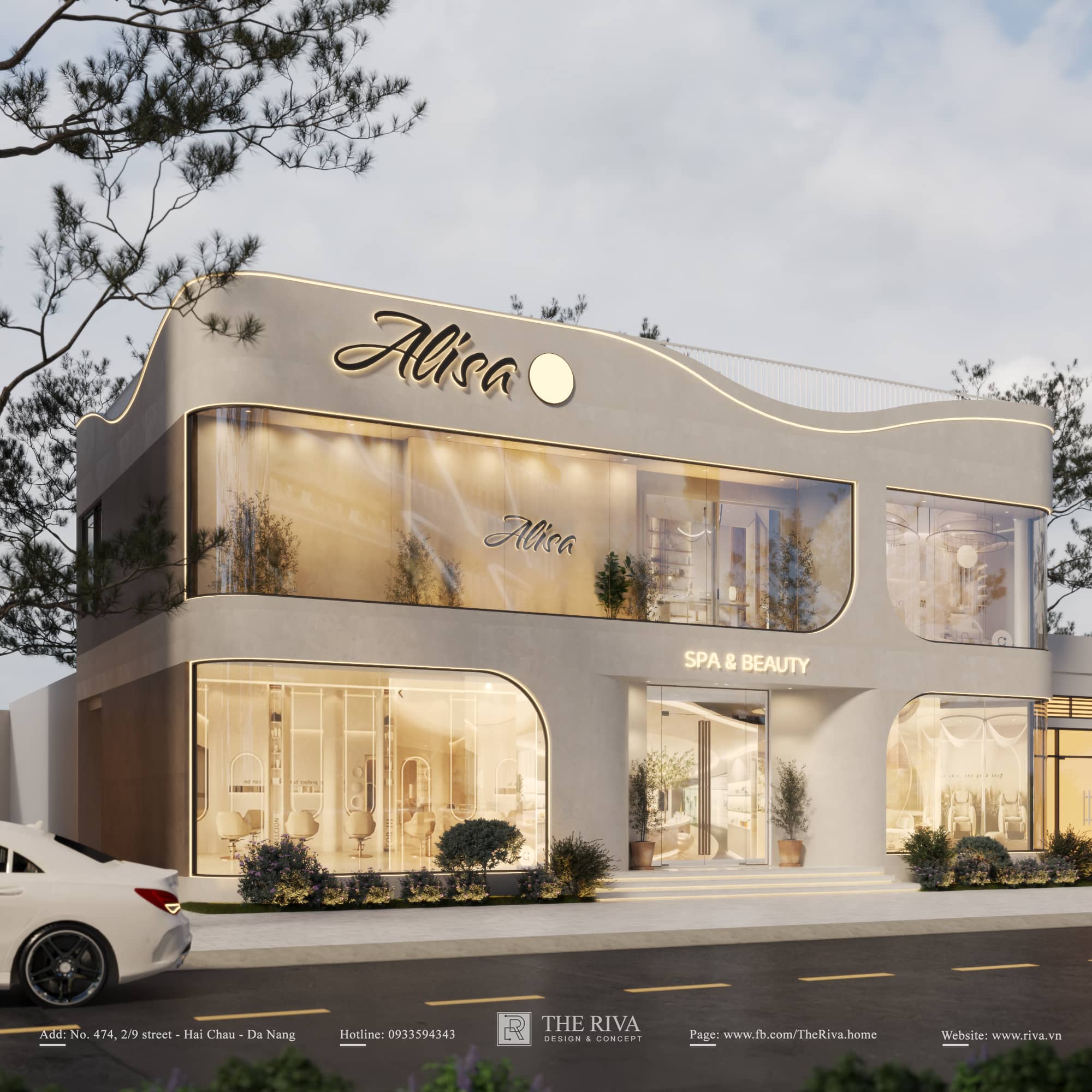 Thiết Kế Kiến Trúc Alisa Spa & Beauty Hiện Đại