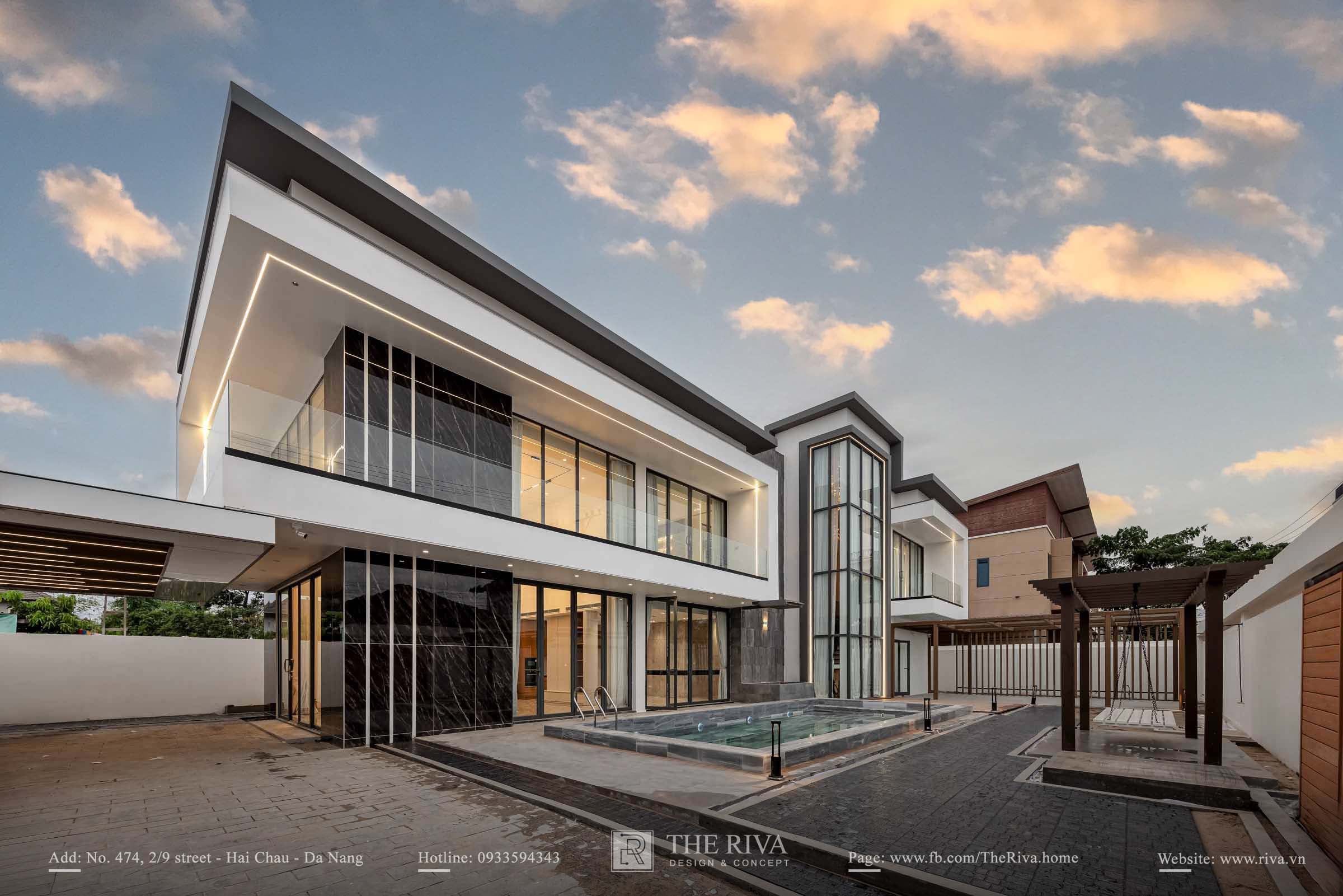 Thiết Kế Và Thi Công Trọn Gói Biệt Thự Hiện Đại Lanoy Villa