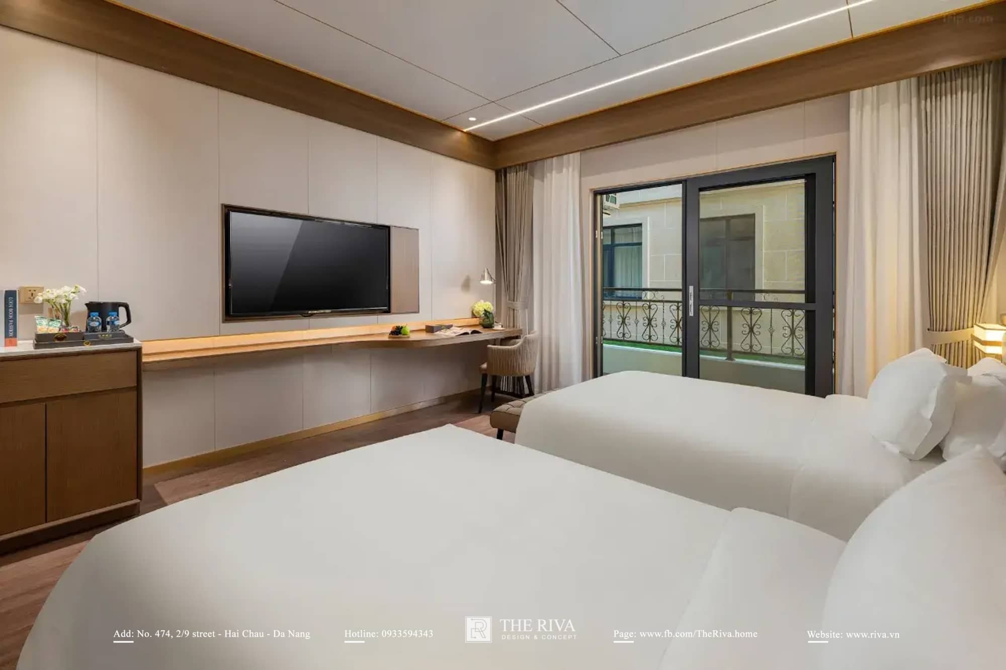 Thiết Kế Và Thi Công Trọn Gói Khách Sạn Hiện Đại JINFU VACATION HOTEL - 14