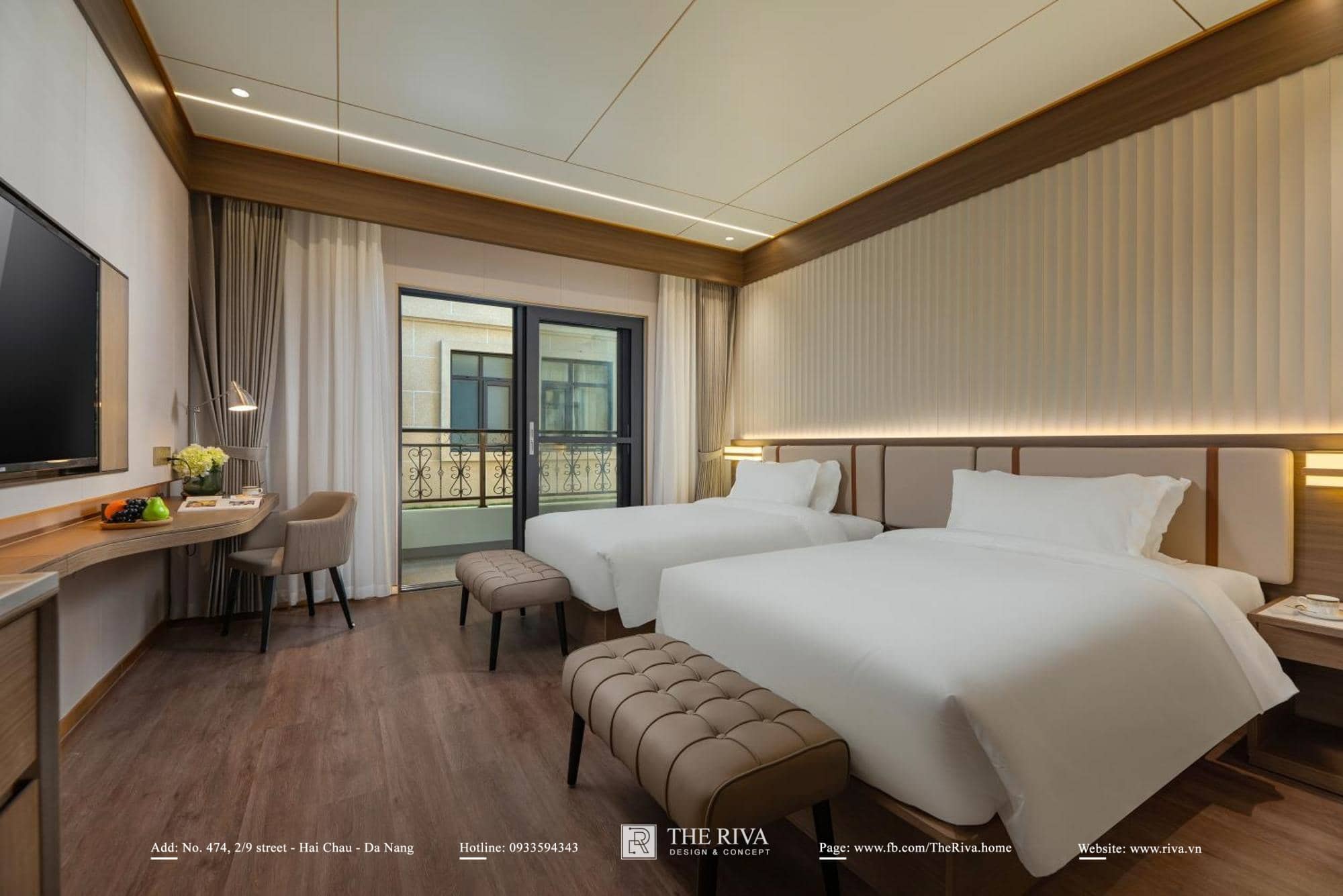 Thiết Kế Và Thi Công Trọn Gói Khách Sạn Hiện Đại JINFU VACATION HOTEL - 15