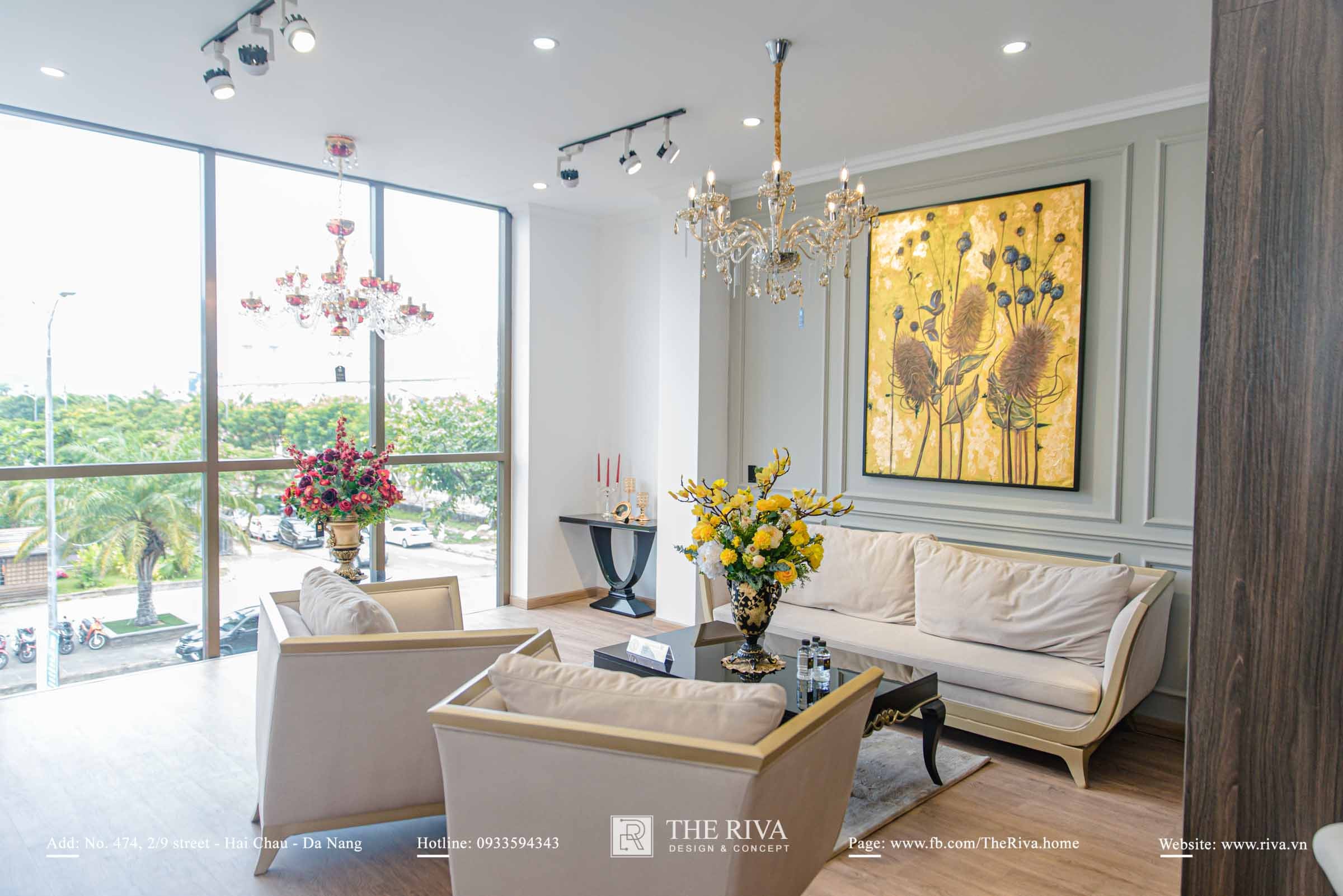 Thiết Kế Và Thi Công Trọn Gói Showroom THE RIVA Phong Cách Modern Classic Tại Đà Nẵng - 4
