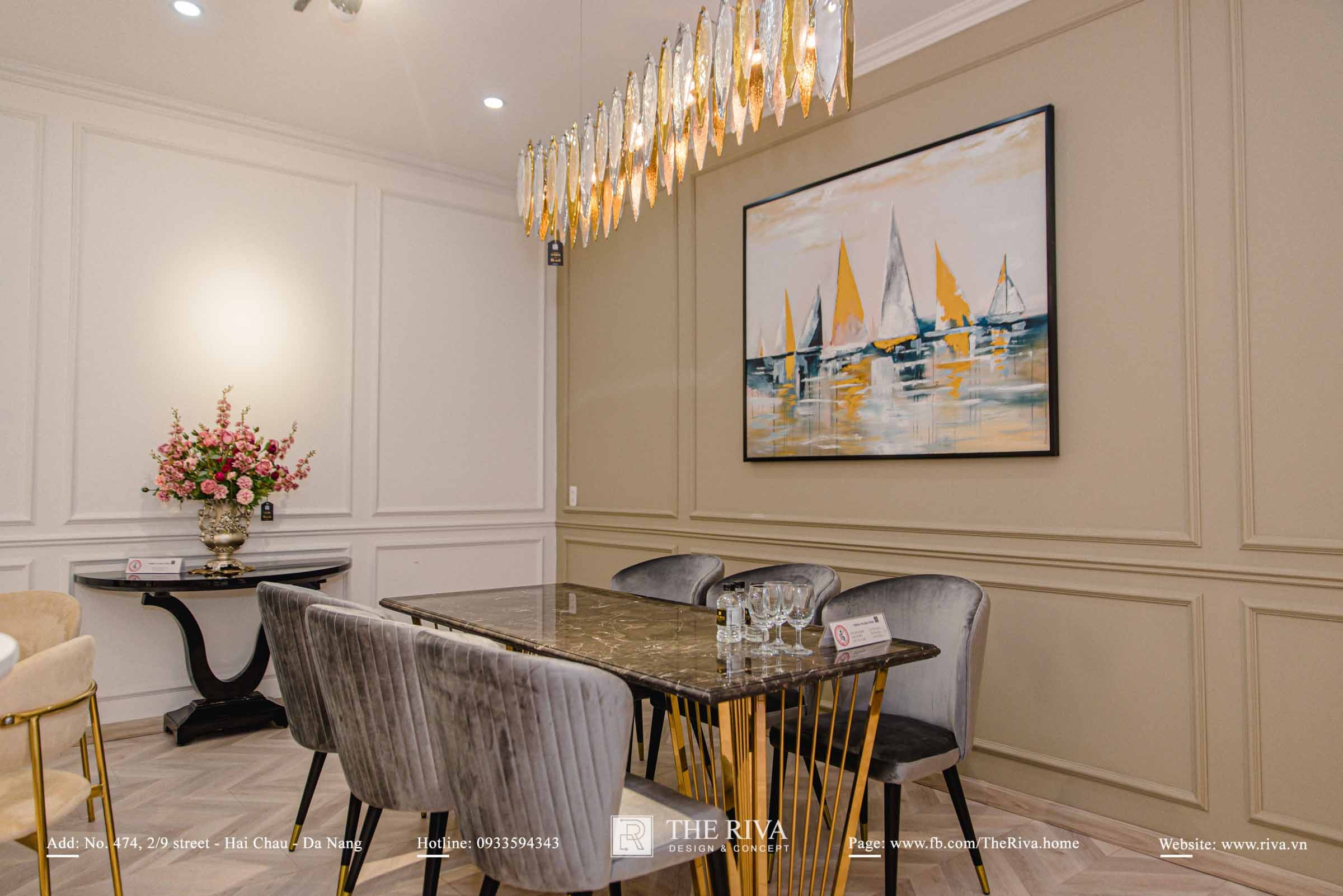 Thiết Kế Và Thi Công Trọn Gói Showroom THE RIVA Phong Cách Modern Classic Tại Đà Nẵng - 8