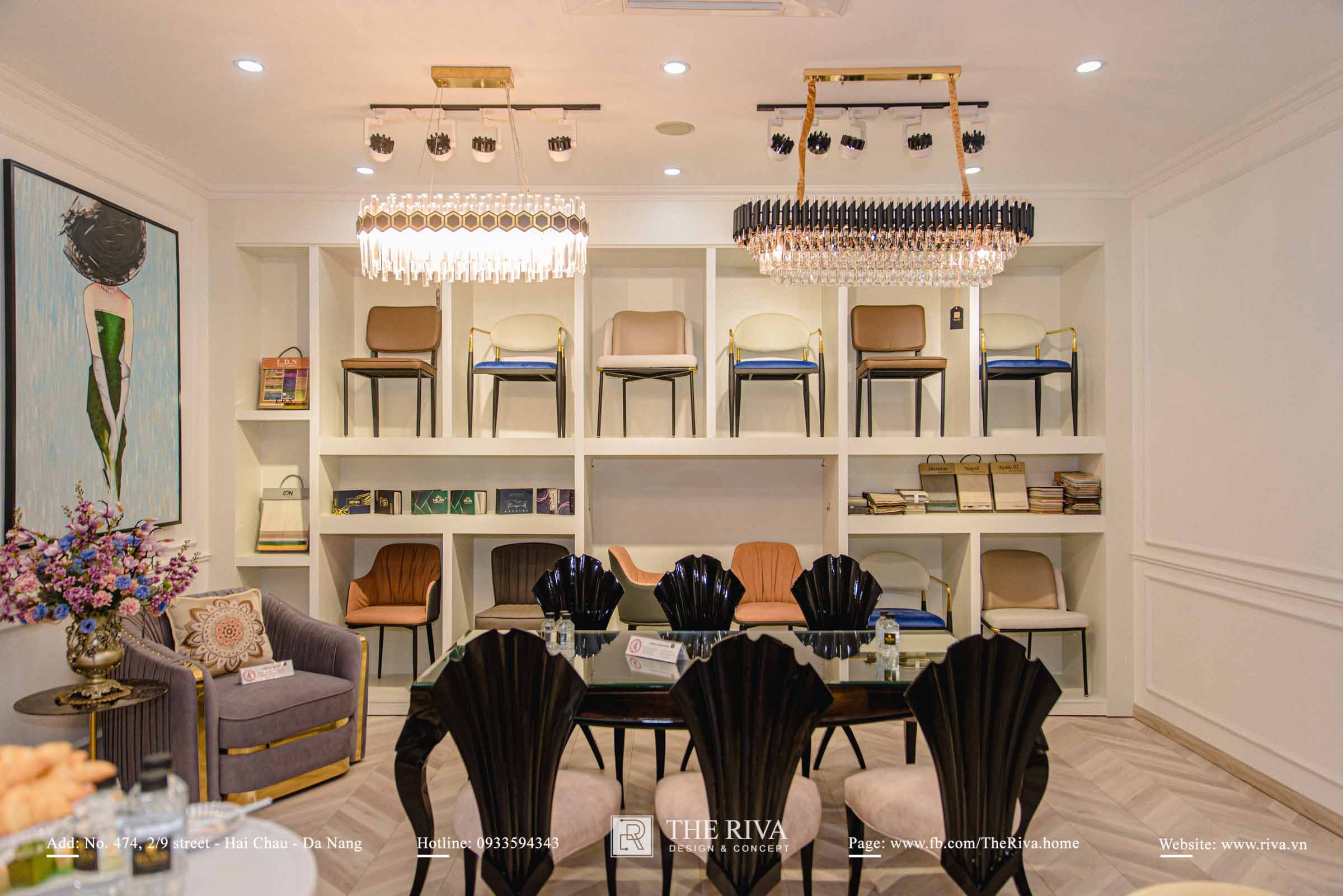 Thiết Kế Và Thi Công Trọn Gói Showroom THE RIVA Phong Cách Modern Classic Tại Đà Nẵng - 3