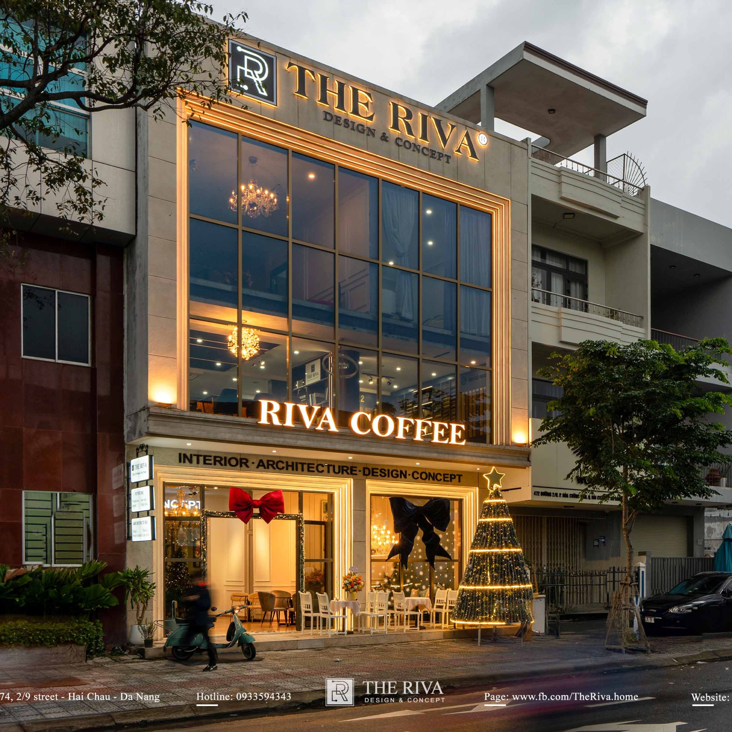 Thiết Kế Và Thi Công Trọn Gói Showroom THE RIVA Phong Cách Modern Classic Tại Đà Nẵng - 1