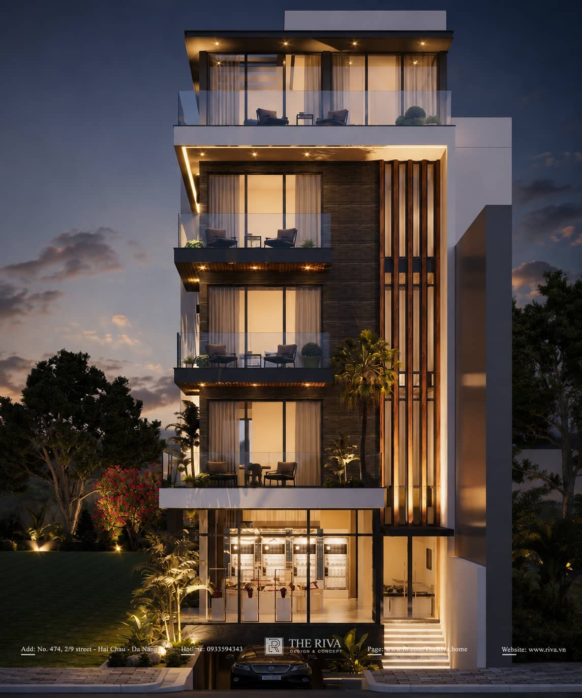 Design of a Mixed-Use Residential and Jewelry Retail Complex: Truong Chinh Jewelry
