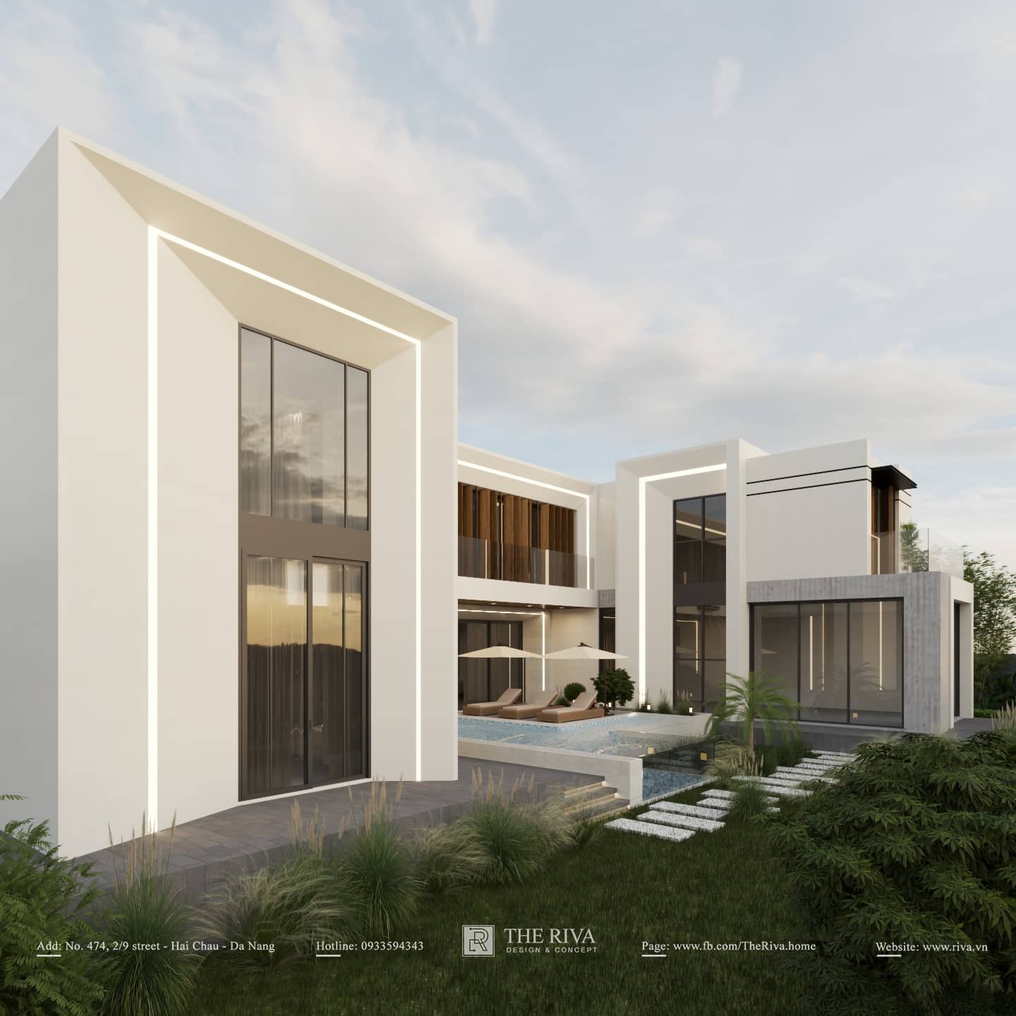 Thiết kế kiến trúc biệt thự nghỉ dưỡng hiện đại Helina Villa tại Đà Nẵng
