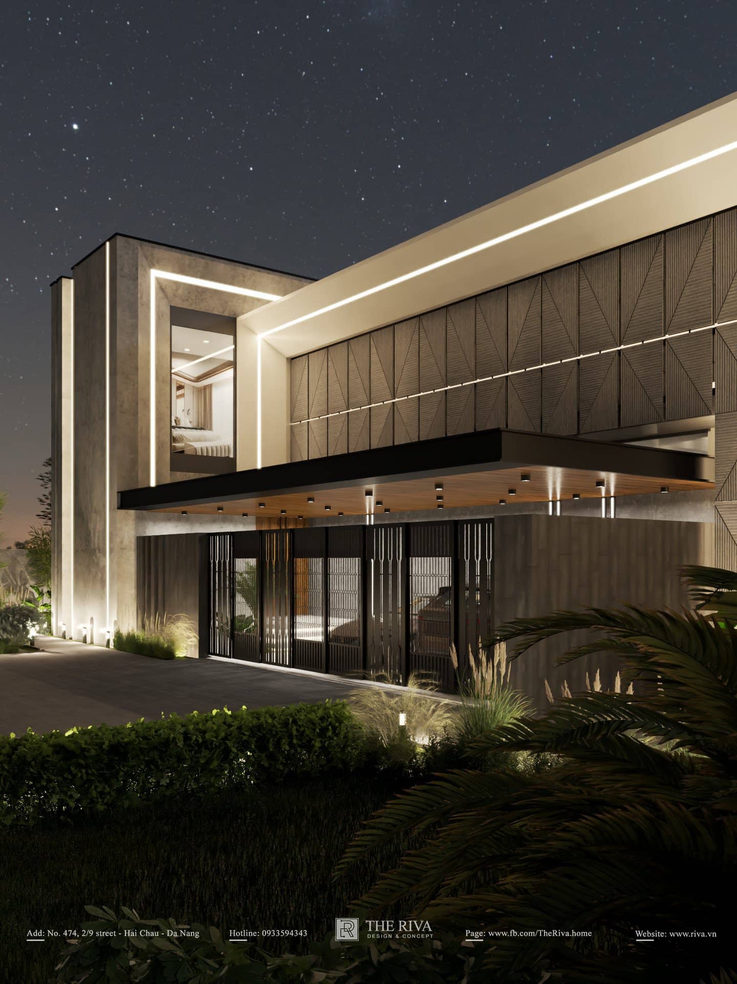 Thiết kế kiến trúc biệt thự nghỉ dưỡng hiện đại Helina Villa tại Đà Nẵng