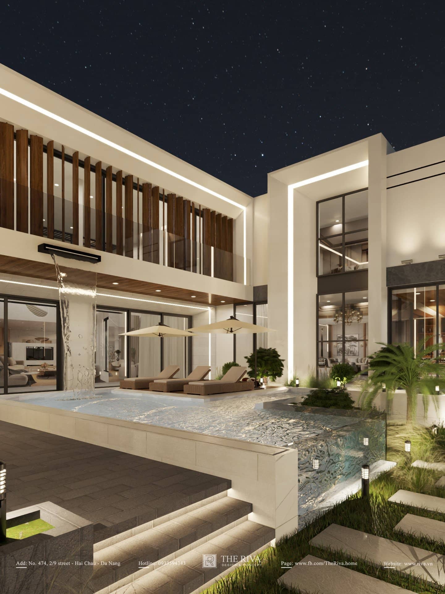 Thiết kế kiến trúc biệt thự nghỉ dưỡng hiện đại Helina Villa tại Đà Nẵng
