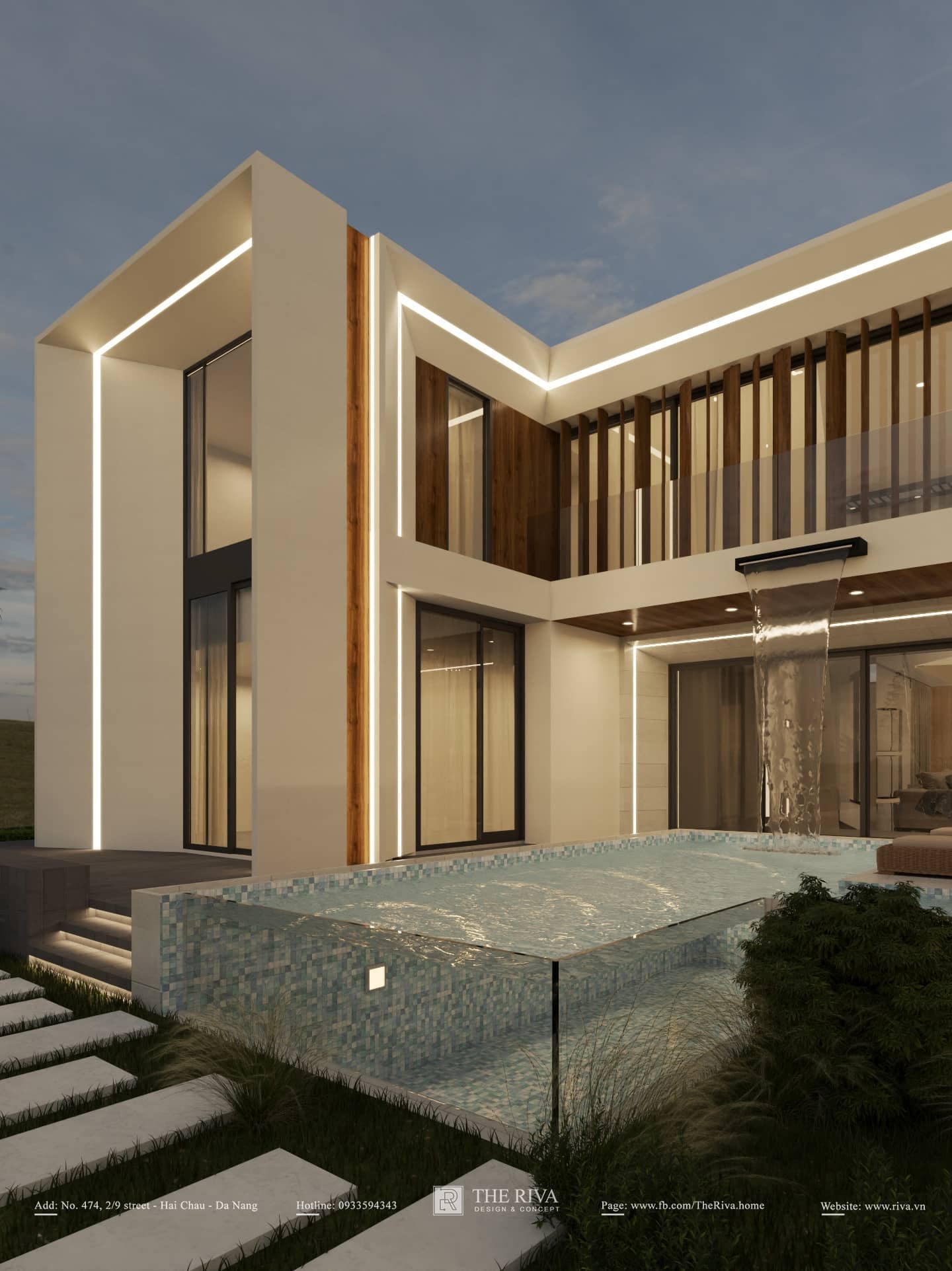 Thiết kế kiến trúc biệt thự nghỉ dưỡng hiện đại Helina Villa tại Đà Nẵng