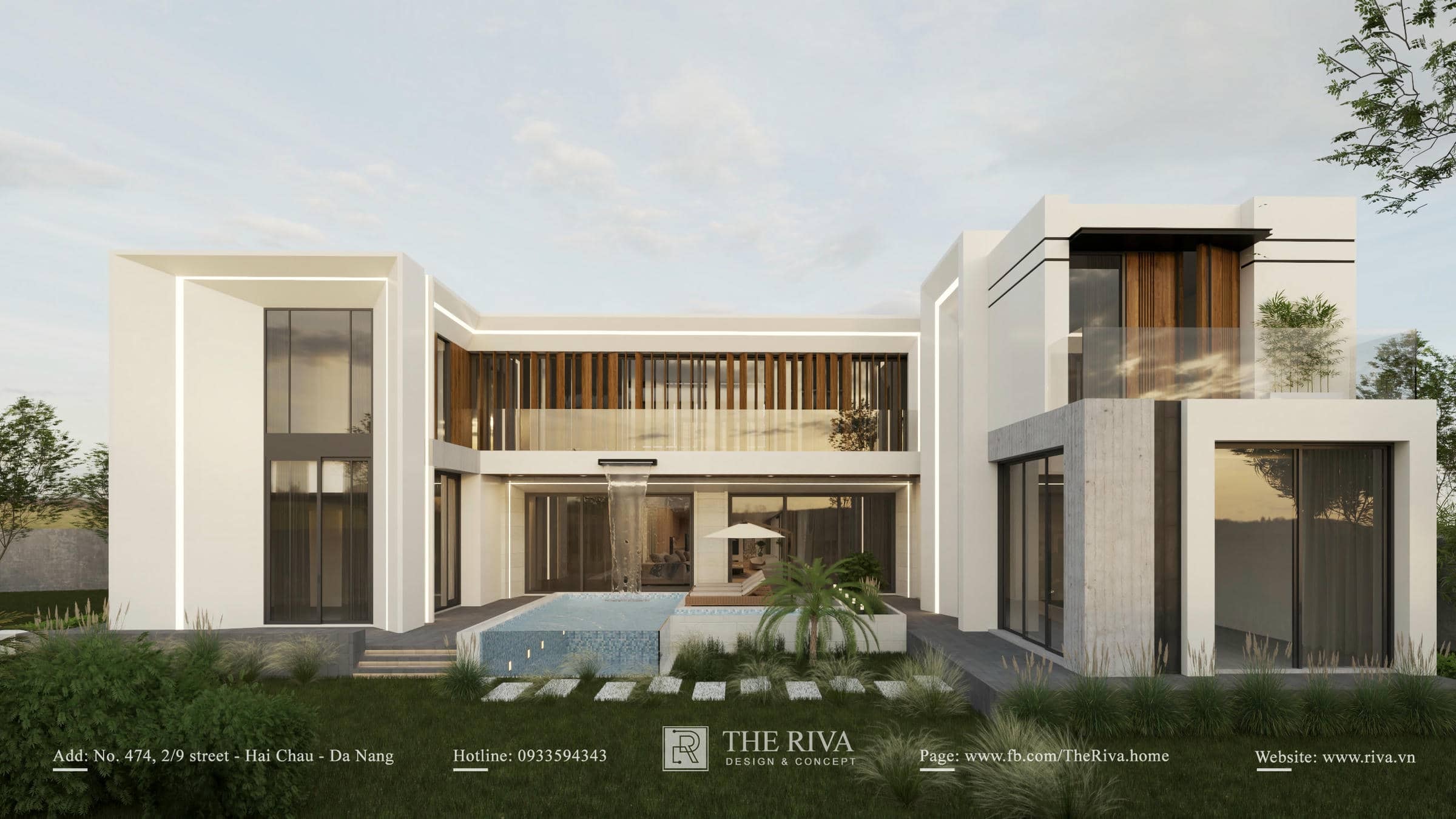 Thiết kế kiến trúc biệt thự nghỉ dưỡng hiện đại Helina Villa tại Đà Nẵng