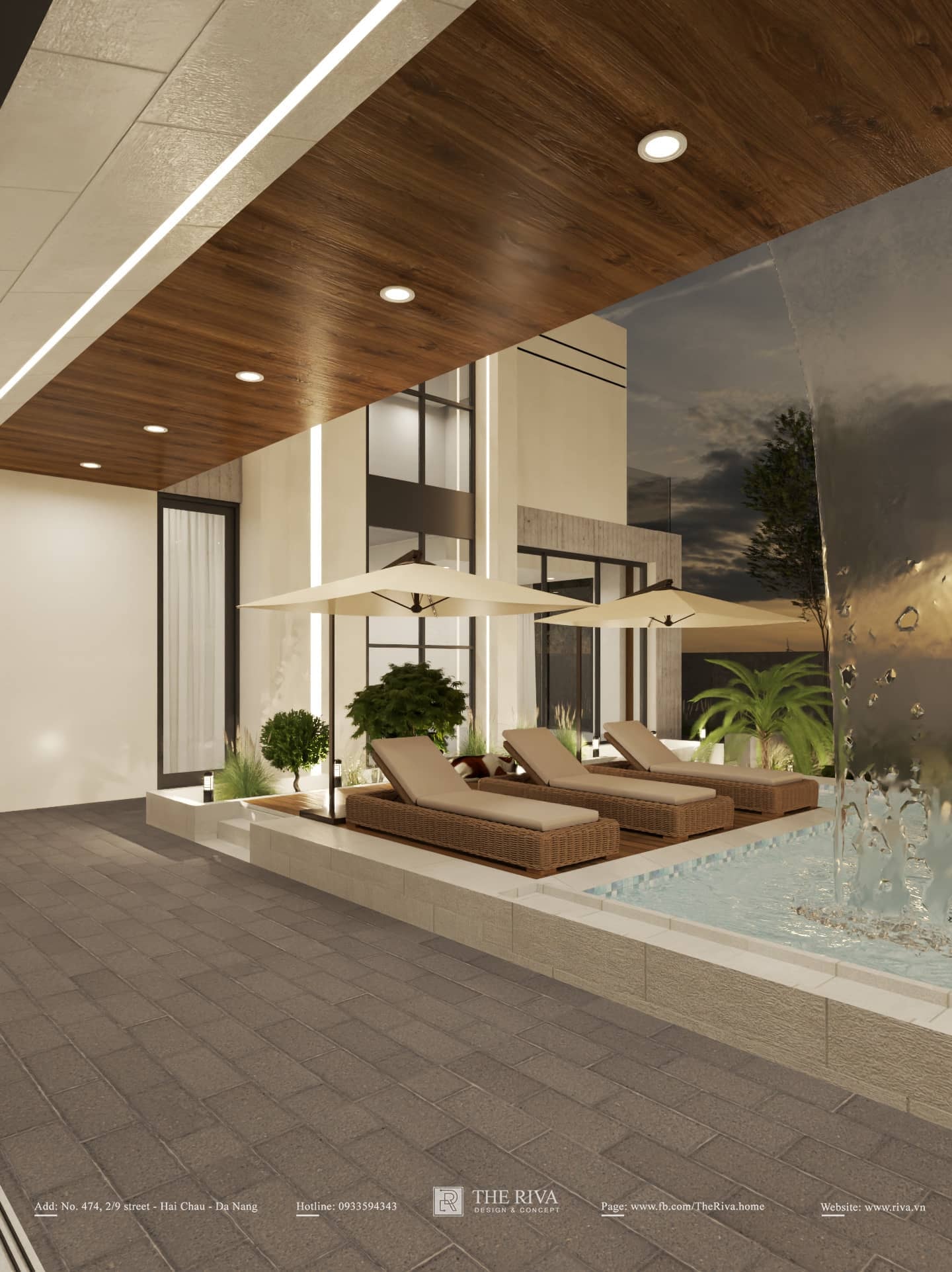 Thiết kế kiến trúc biệt thự nghỉ dưỡng hiện đại Helina Villa tại Đà Nẵng