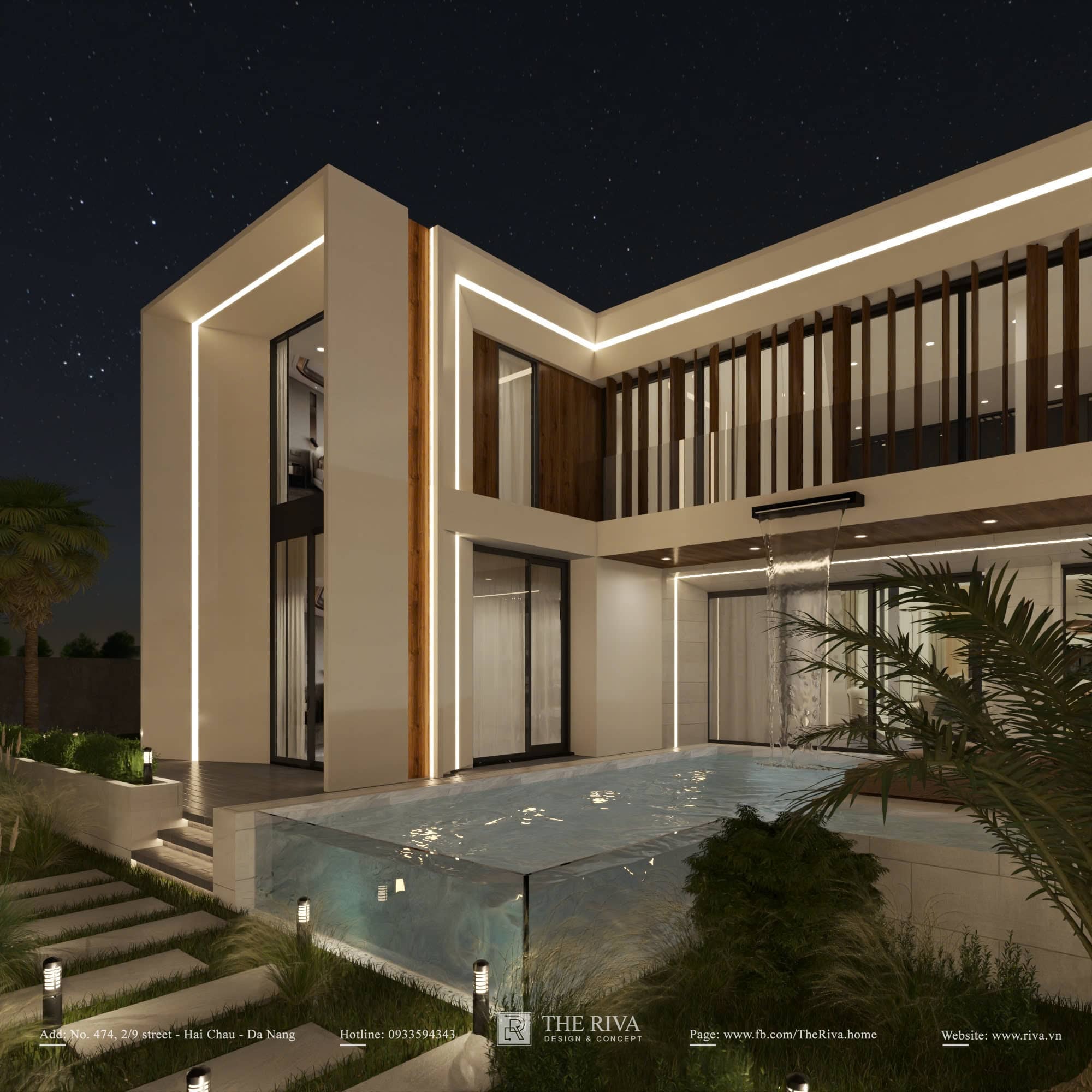 Thiết kế kiến trúc biệt thự nghỉ dưỡng hiện đại Helina Villa tại Đà Nẵng