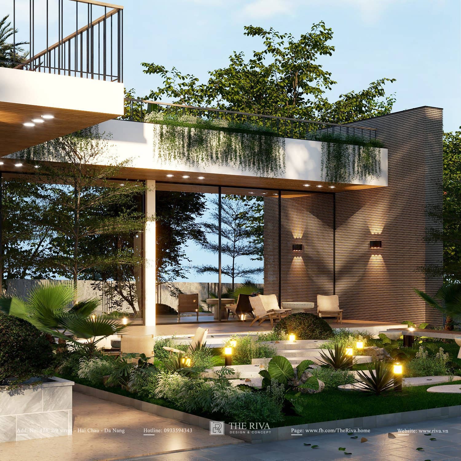 Thiết kế kiến trúc biệt thự Modern Luxury Gia Khiêm Villa