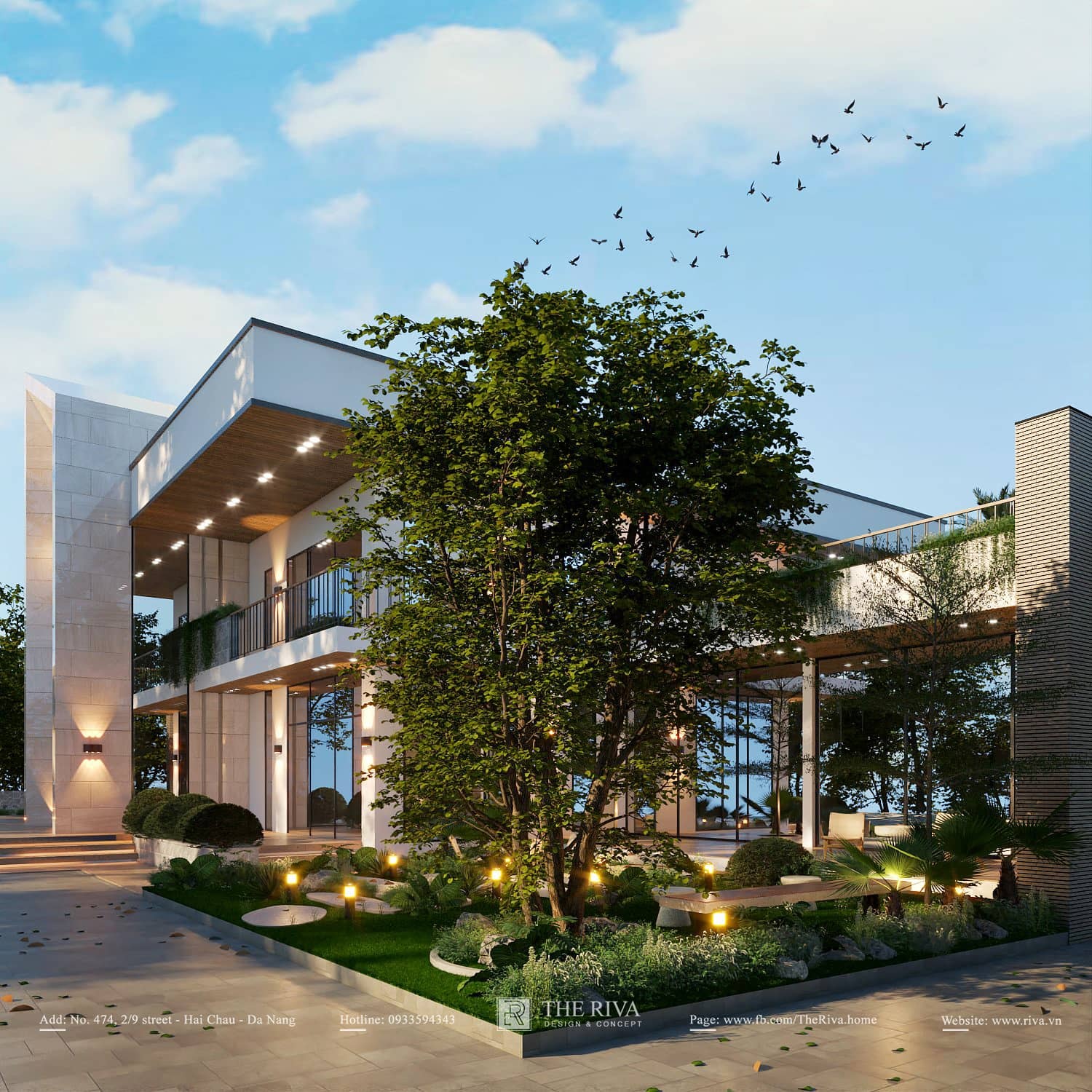 Thiết kế kiến trúc biệt thự Modern Luxury Gia Khiêm Villa