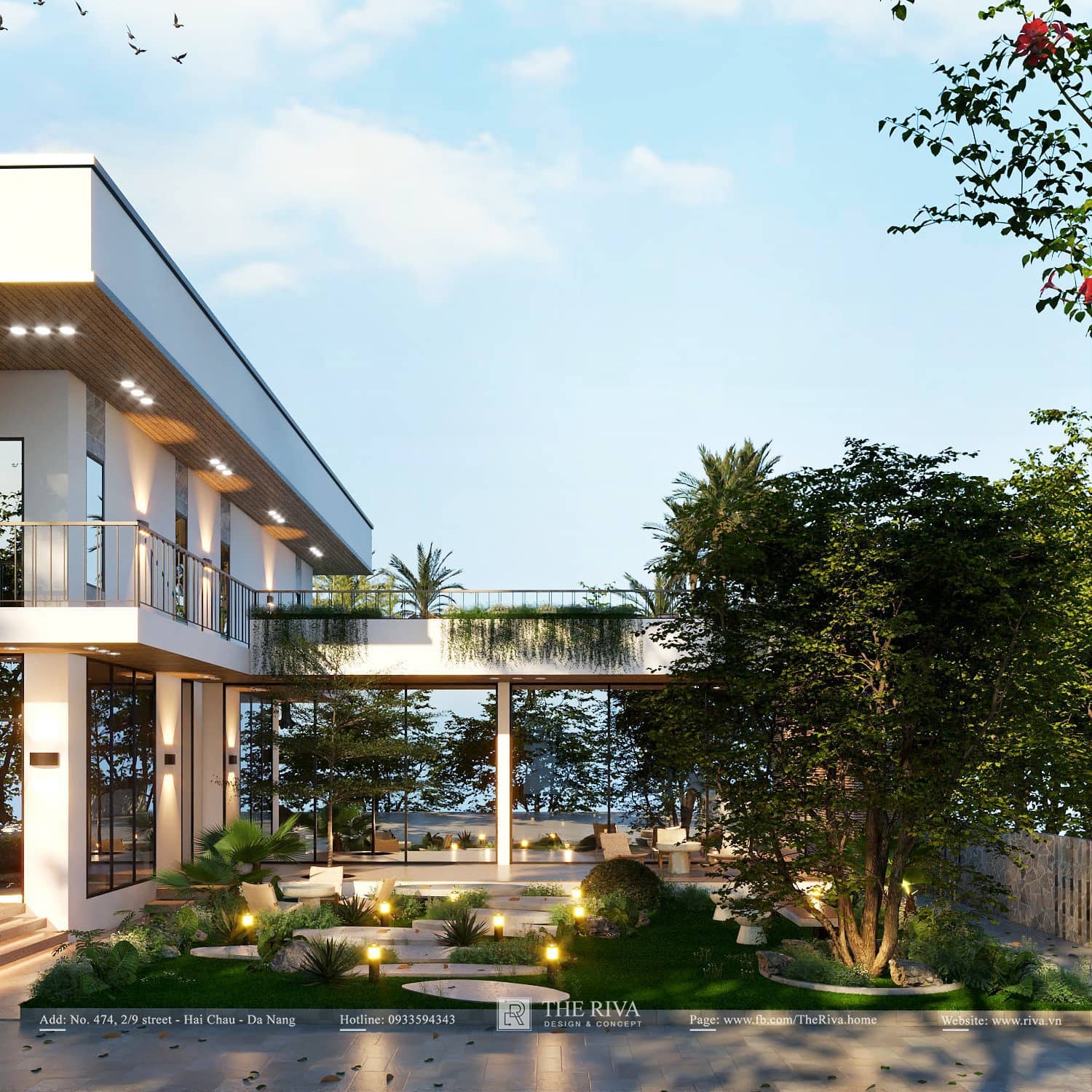 Thiết kế kiến trúc biệt thự Modern Luxury Gia Khiêm Villa