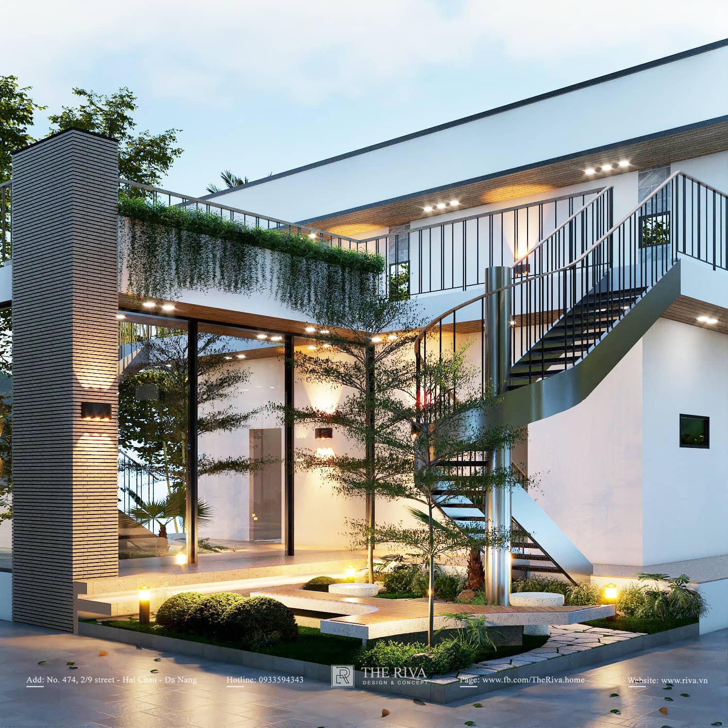 Thiết kế kiến trúc biệt thự Modern Luxury Gia Khiêm Villa