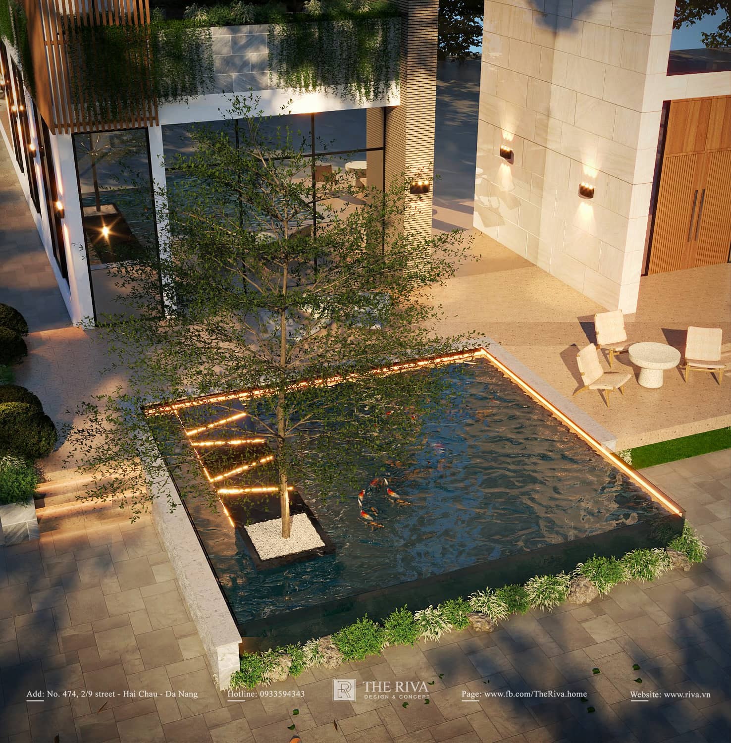 Thiết kế kiến trúc biệt thự Modern Luxury Gia Khiêm Villa