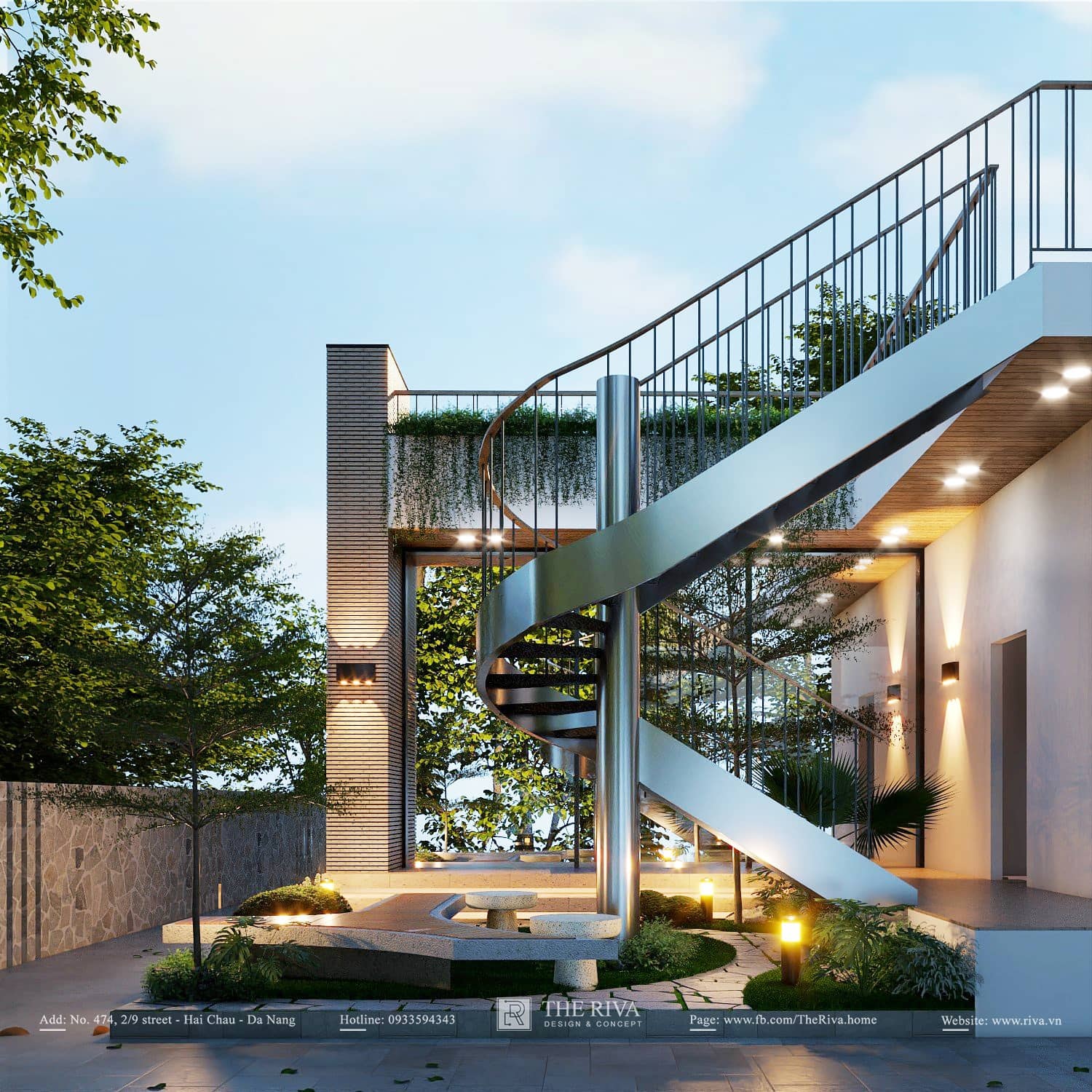 Thiết kế kiến trúc biệt thự Modern Luxury Gia Khiêm Villa