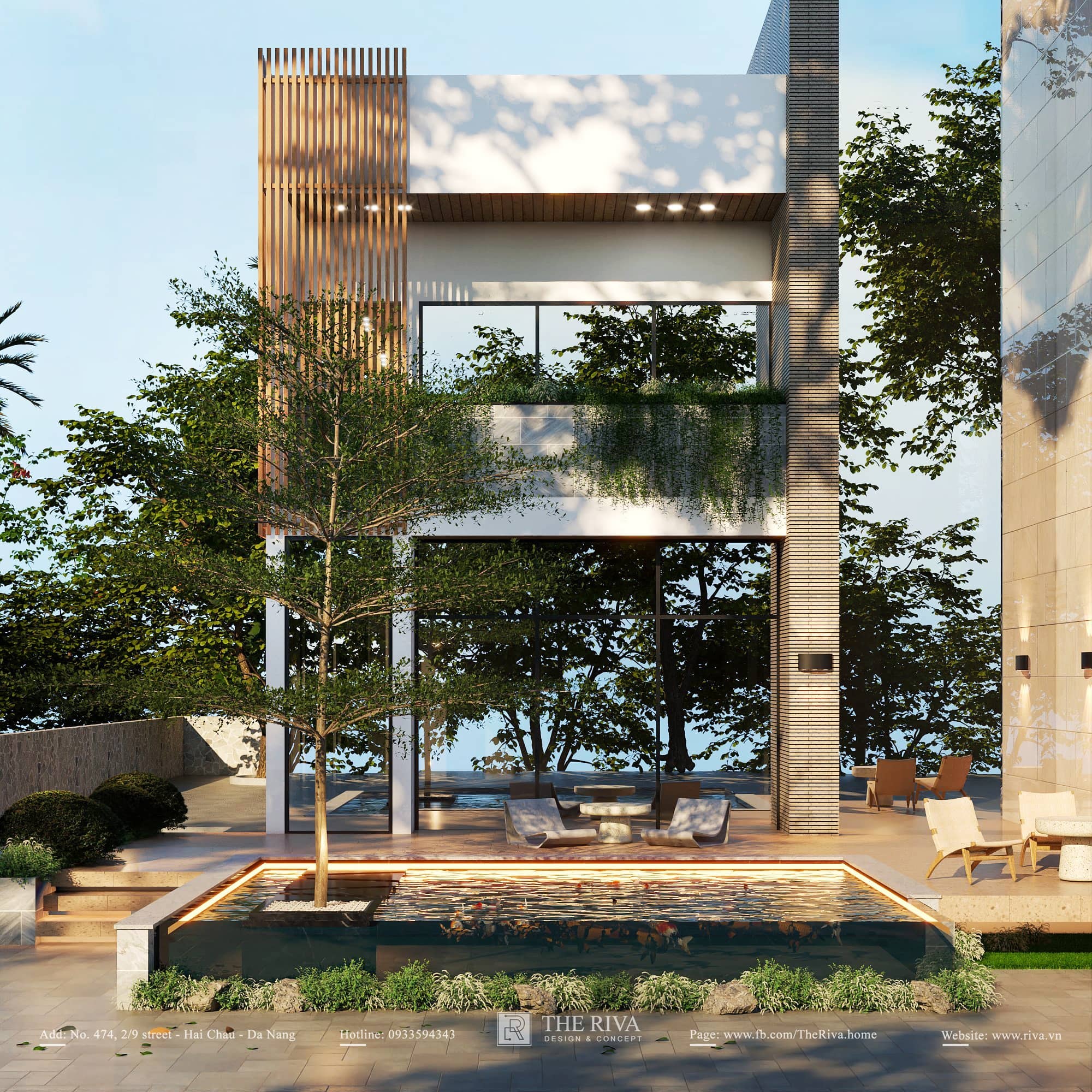 Thiết kế kiến trúc biệt thự Modern Luxury Gia Khiêm Villa