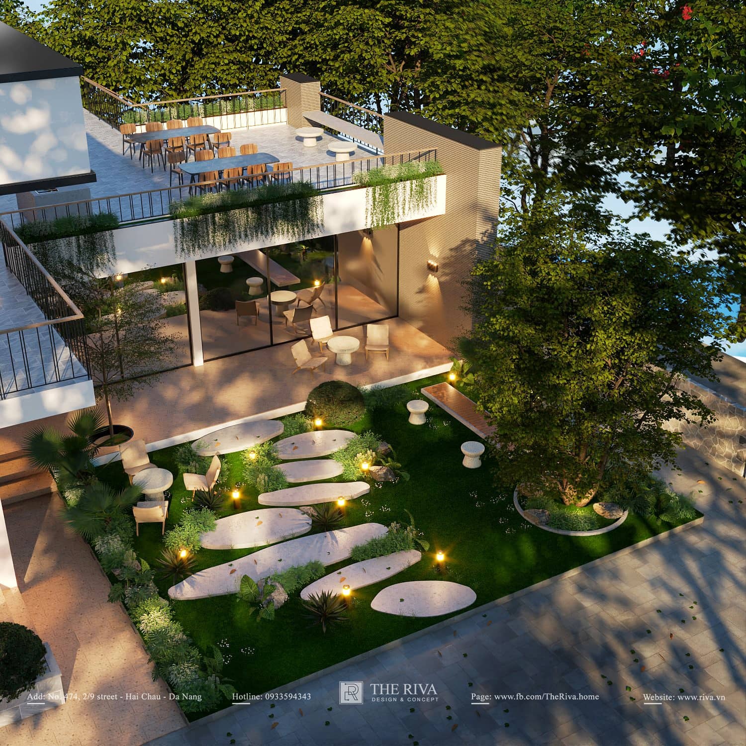 Thiết kế kiến trúc biệt thự Modern Luxury Gia Khiêm Villa