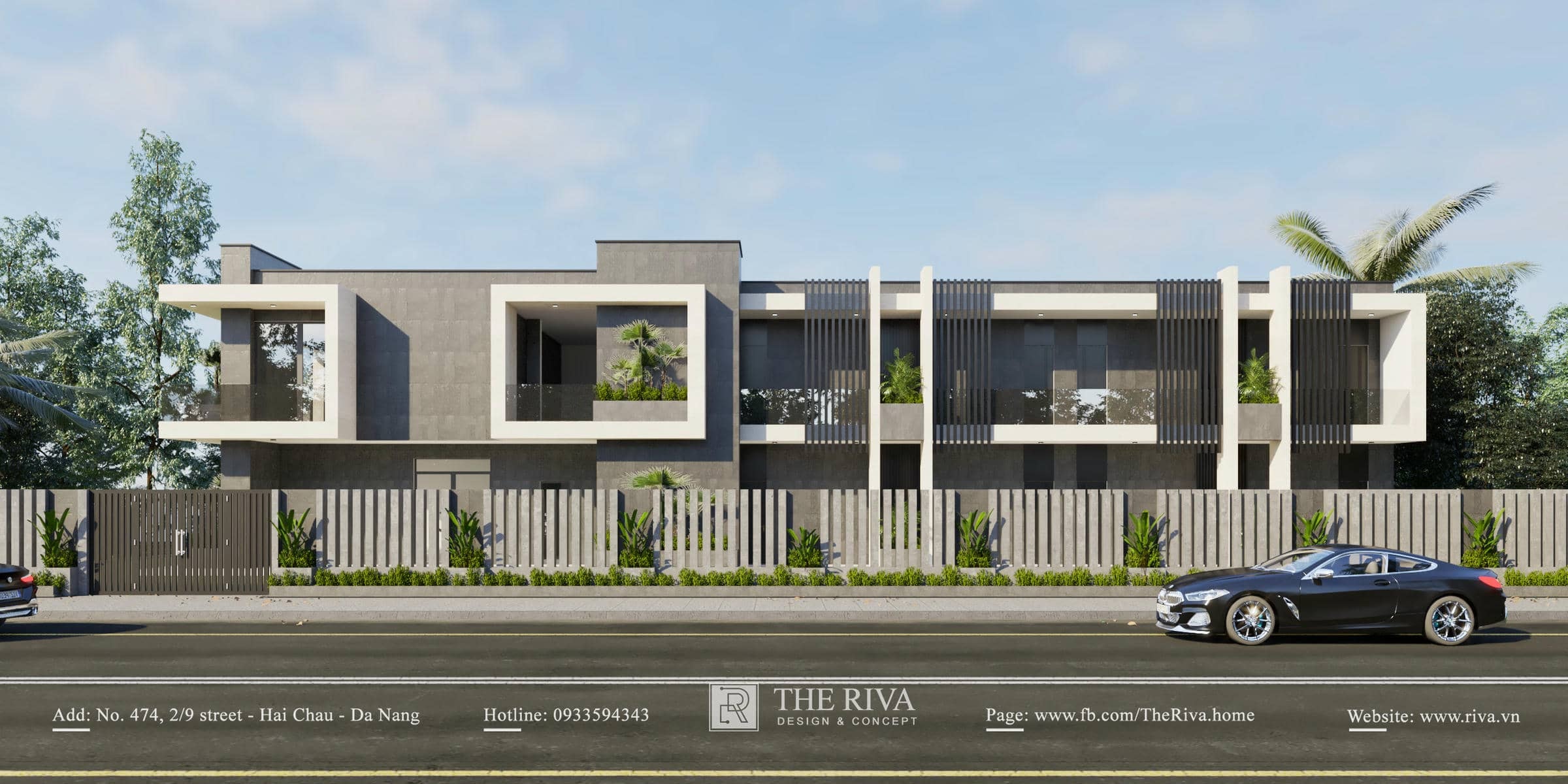 Thiết kế kiến trúc biệt thự kết hợp nghỉ dưỡng hiện đại Kim Villa