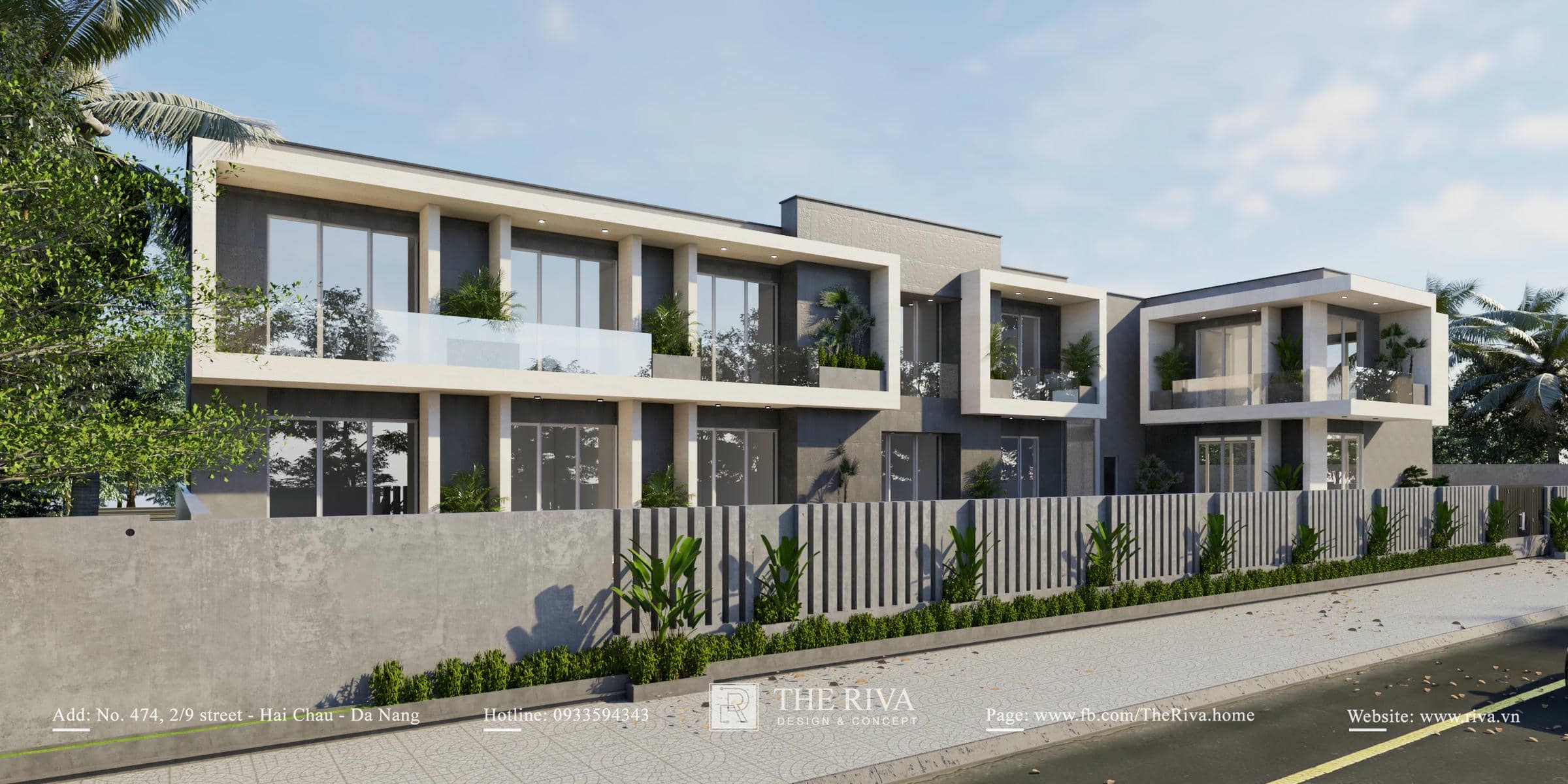 Thiết kế kiến trúc biệt thự kết hợp nghỉ dưỡng hiện đại Kim Villa