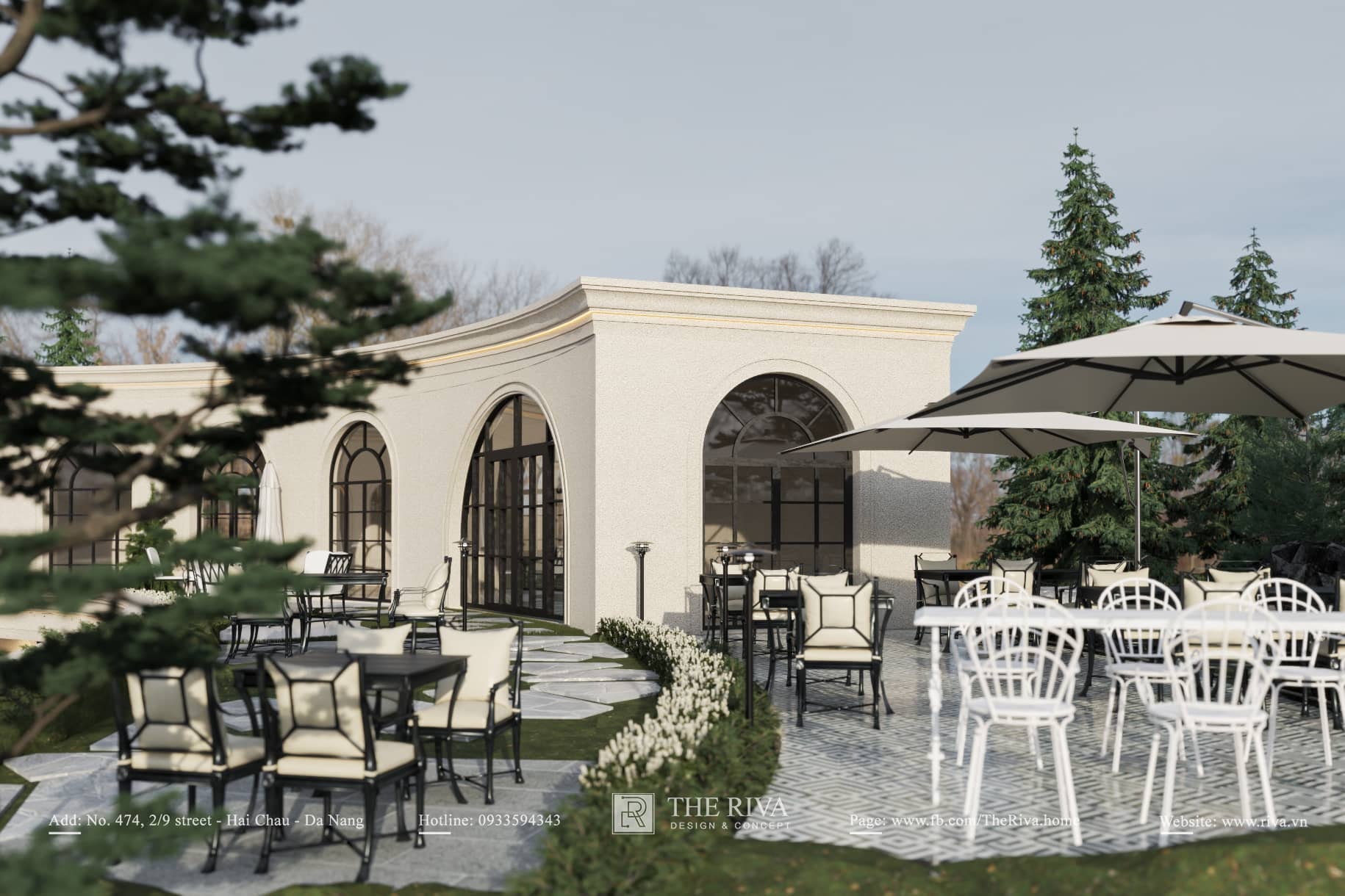 Thiết kế kiến trúc khách sạn Tân cổ điển Hiện đại Luxor 3
