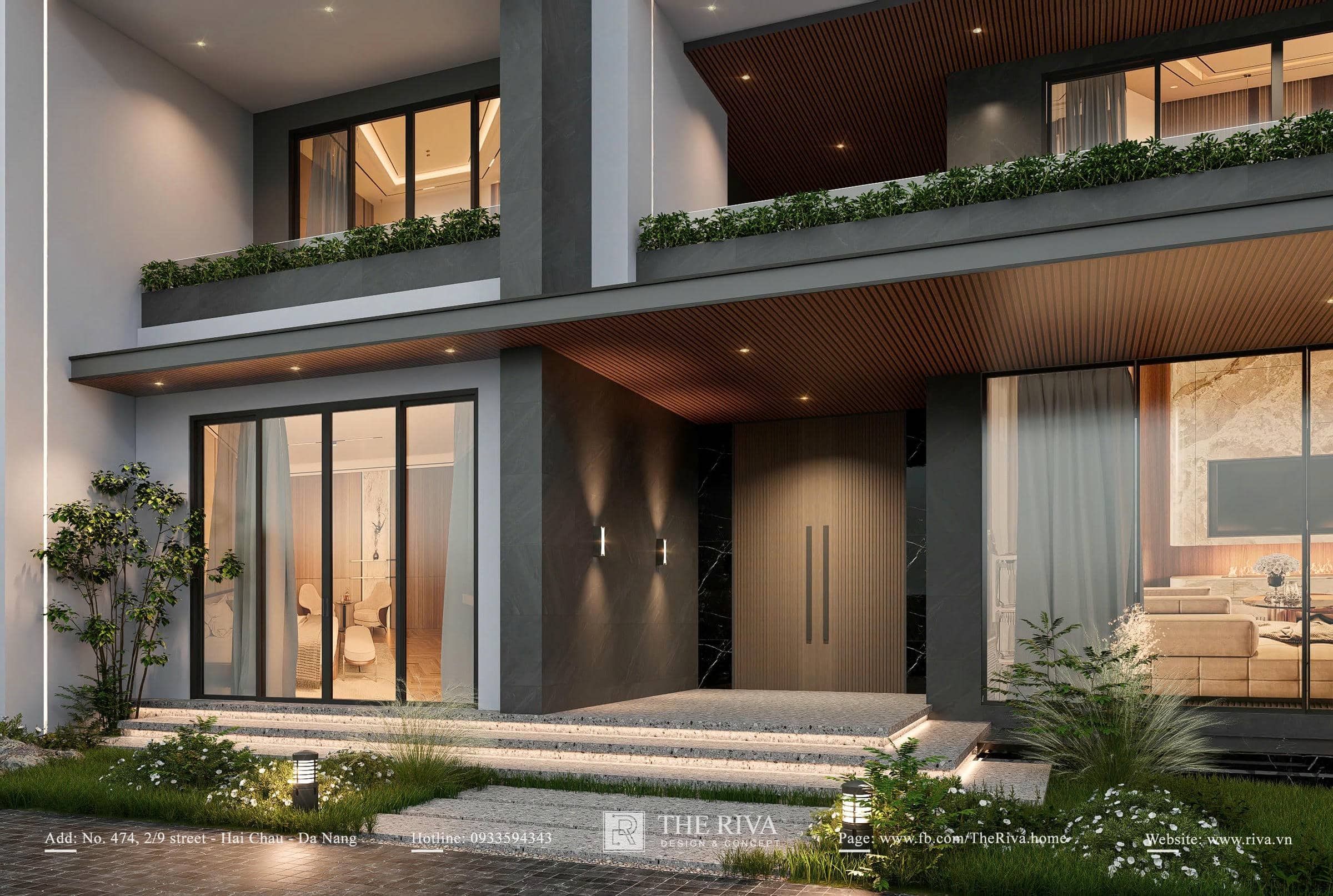 Thiết kế biệt thự hiện đại cho gia đình 3 thế hệ Khamlex Villa