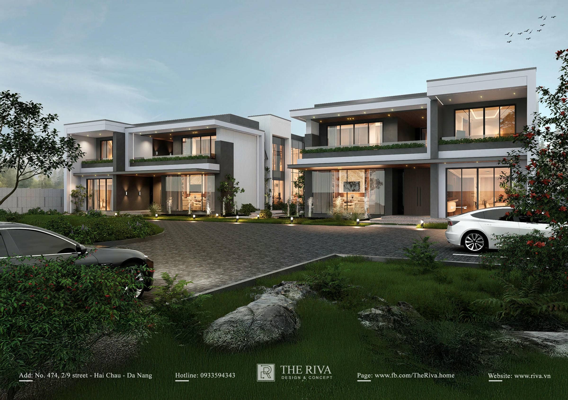 Thiết kế biệt thự hiện đại cho gia đình 3 thế hệ Khamlex Villa