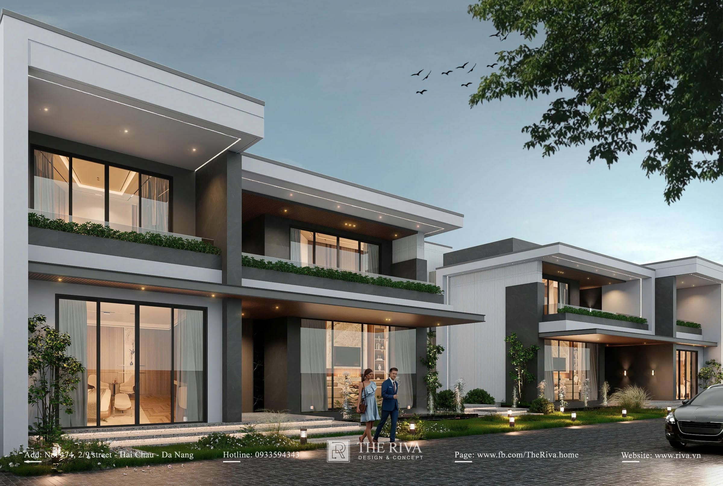 Thiết kế biệt thự hiện đại cho gia đình 3 thế hệ Khamlex Villa