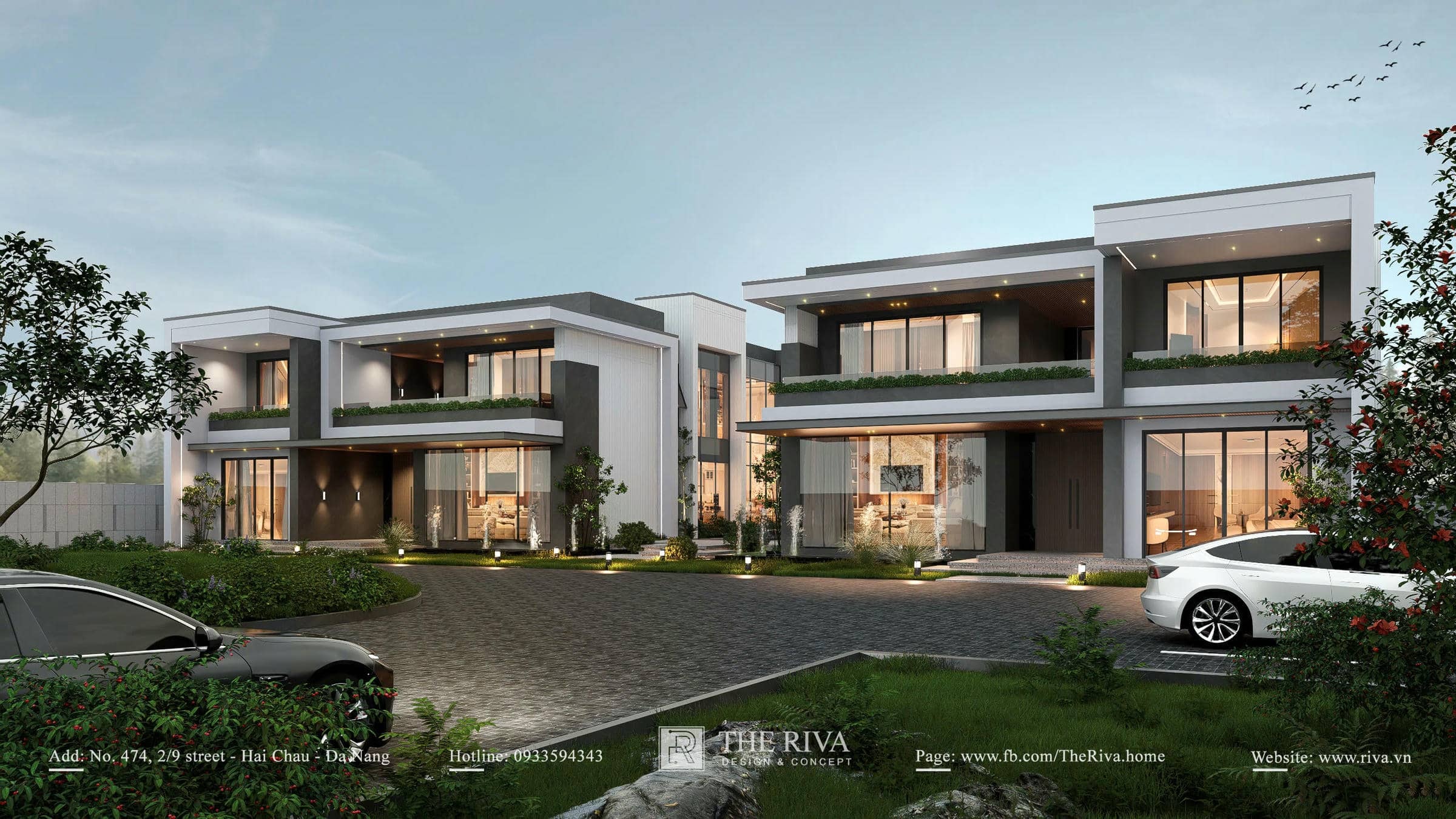 Thiết kế biệt thự hiện đại cho gia đình 3 thế hệ Khamlex Villa