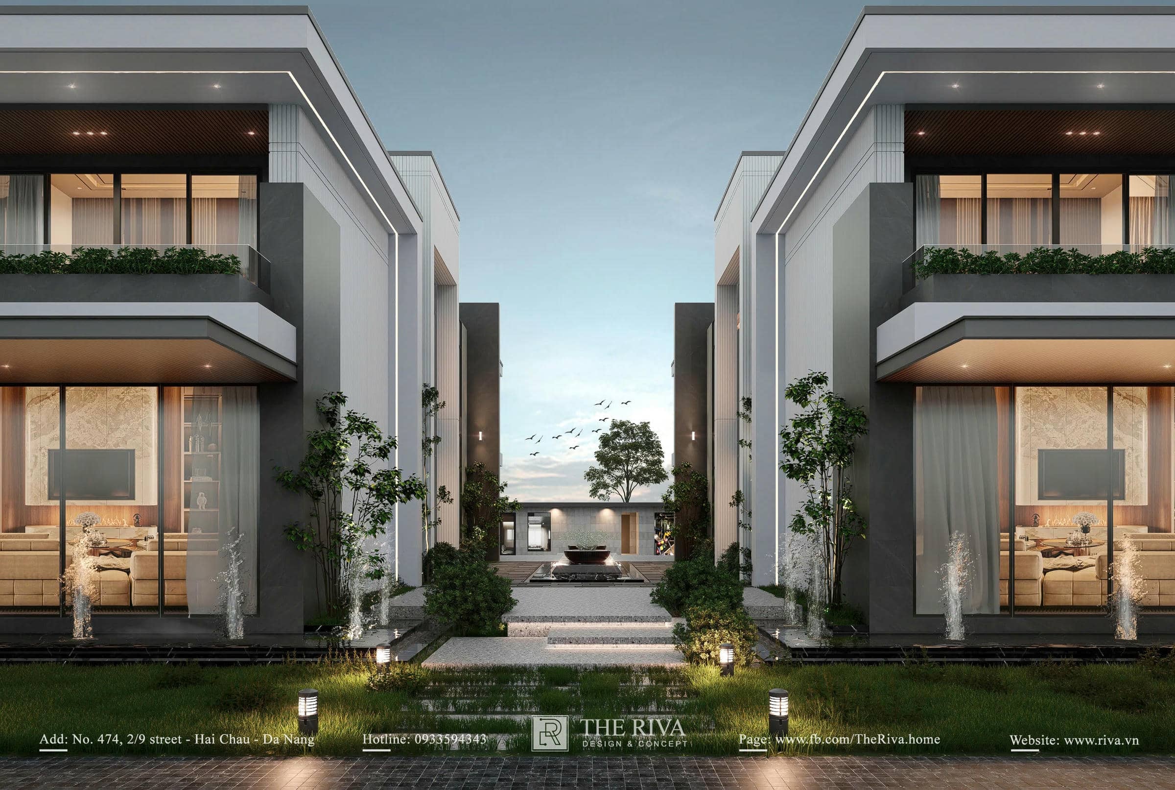 Thiết kế biệt thự hiện đại cho gia đình 3 thế hệ Khamlex Villa