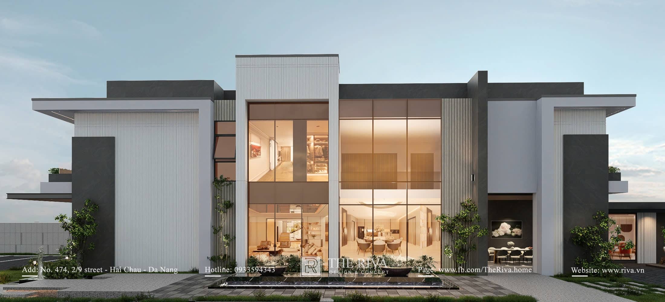 Thiết kế biệt thự hiện đại cho gia đình 3 thế hệ Khamlex Villa