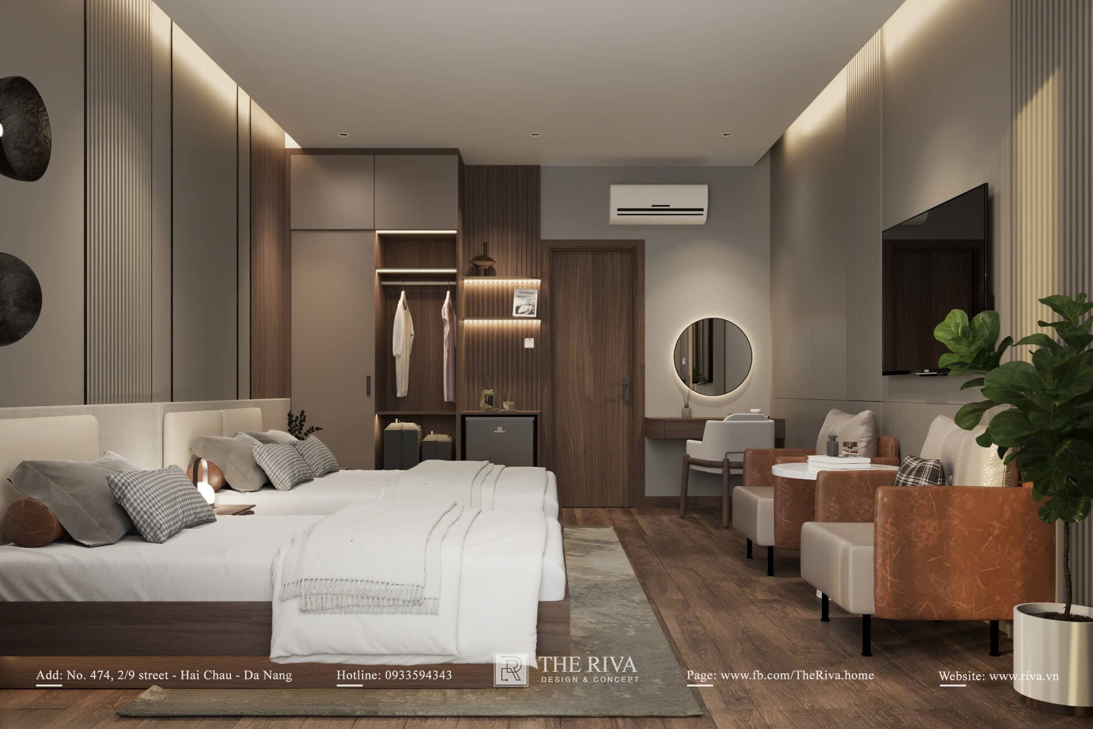 Thiết Kế Nội Thất Khách Sạn Sunrise Mountain View Resort