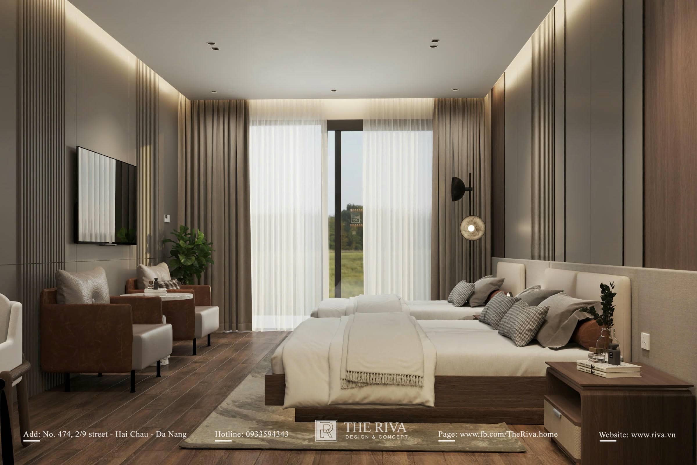 Thiết Kế Nội Thất Khách Sạn Sunrise Mountain View Resort