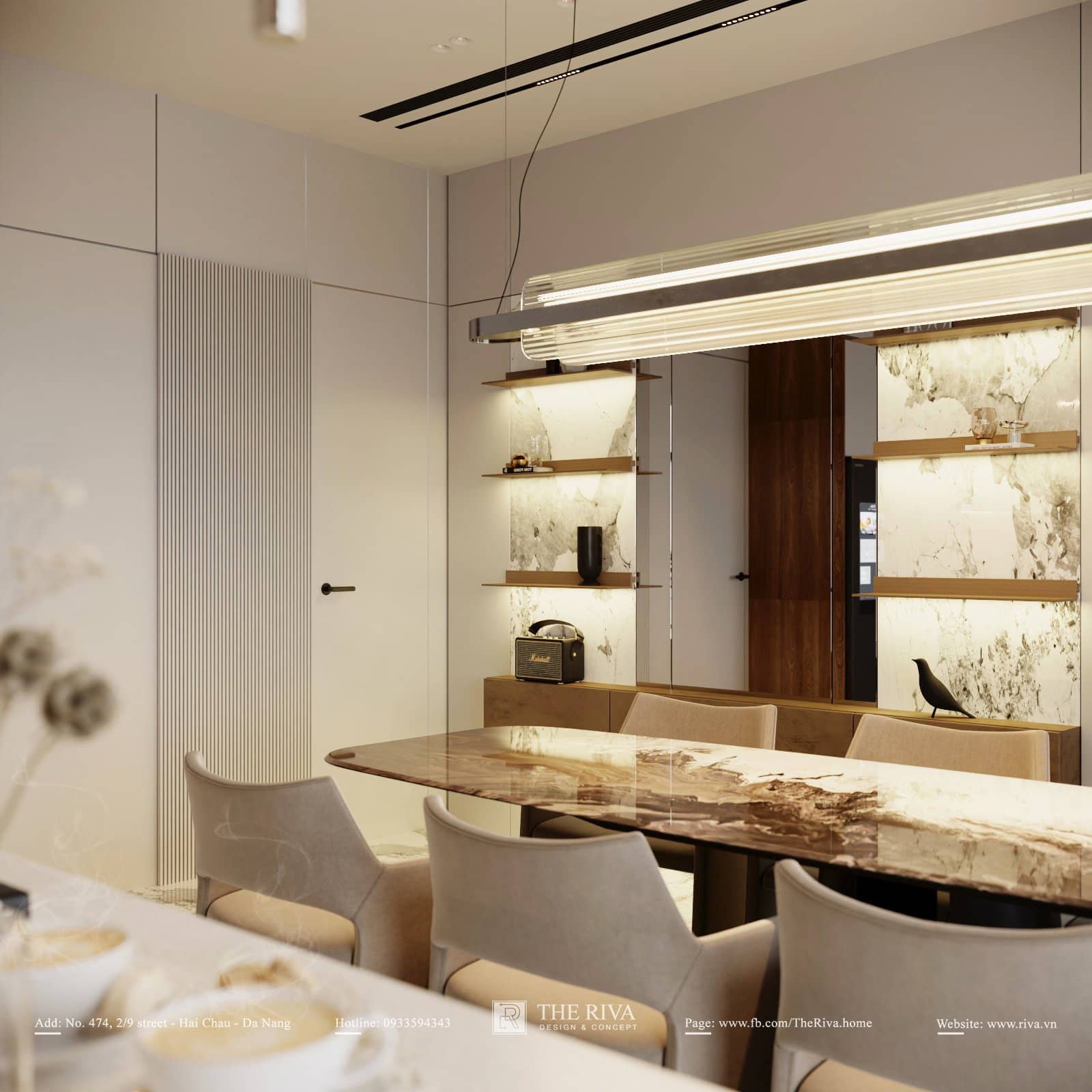 Thiết kế nội thất nhà phố Long An Villa