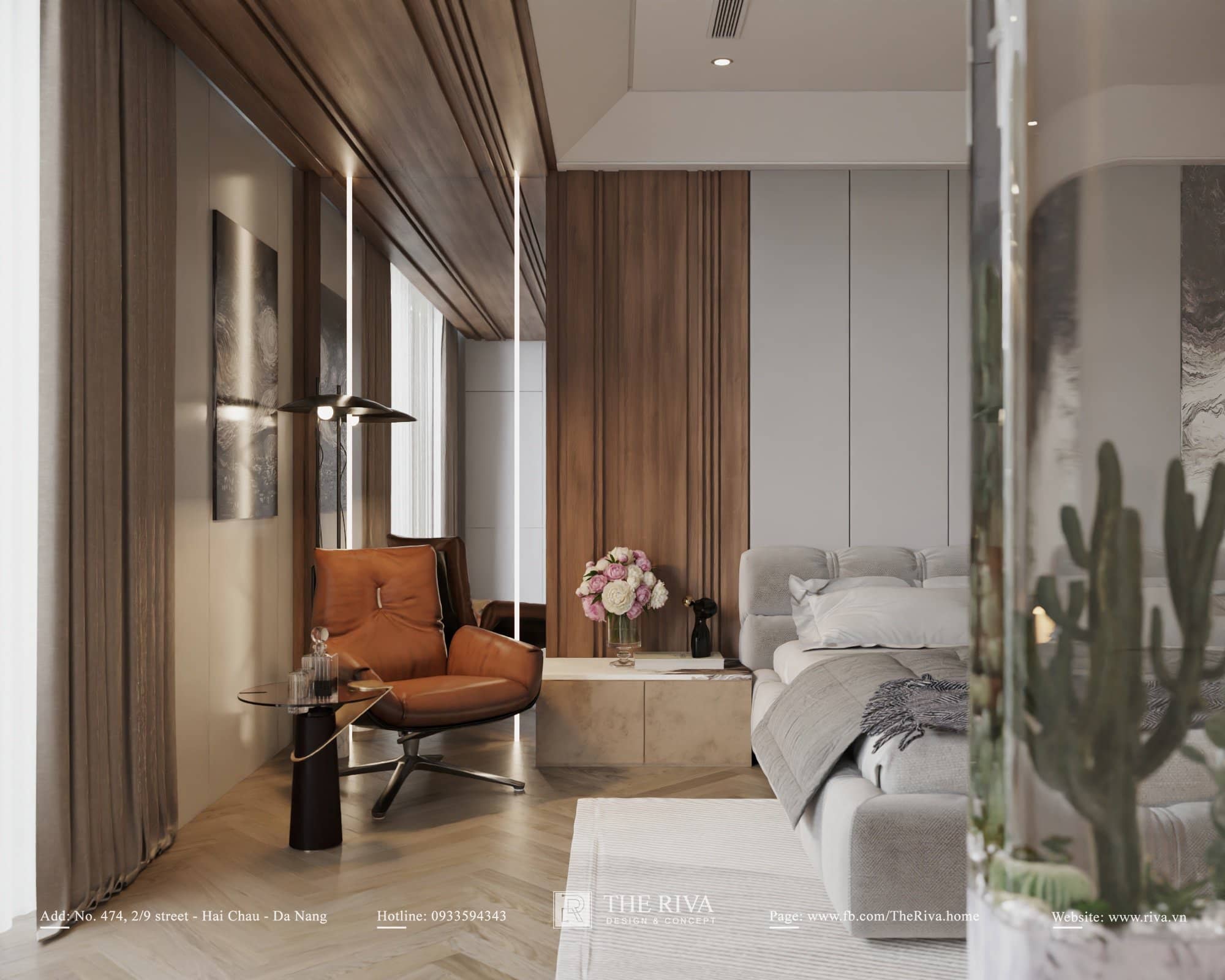 Thiết kế nội thất nhà phố Long An Villa