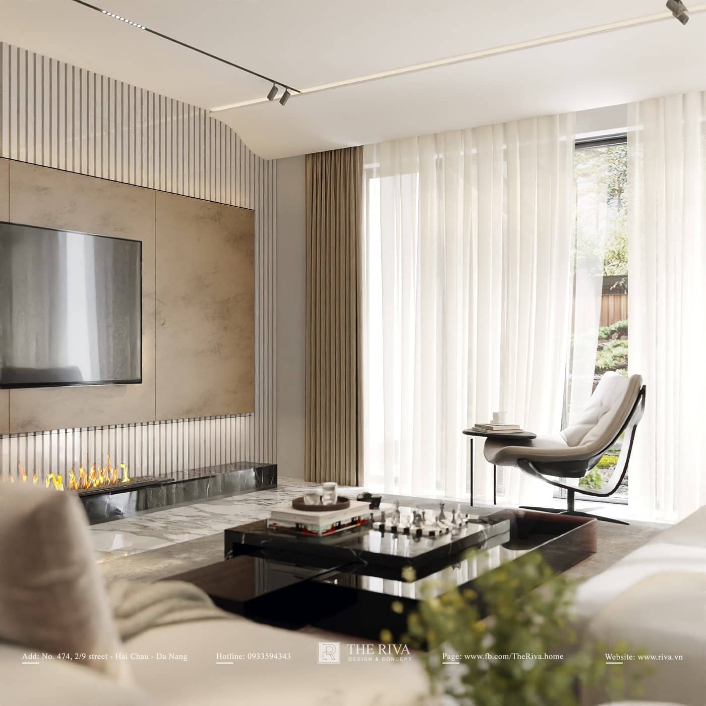 Thiết kế nội thất nhà phố Long An Villa