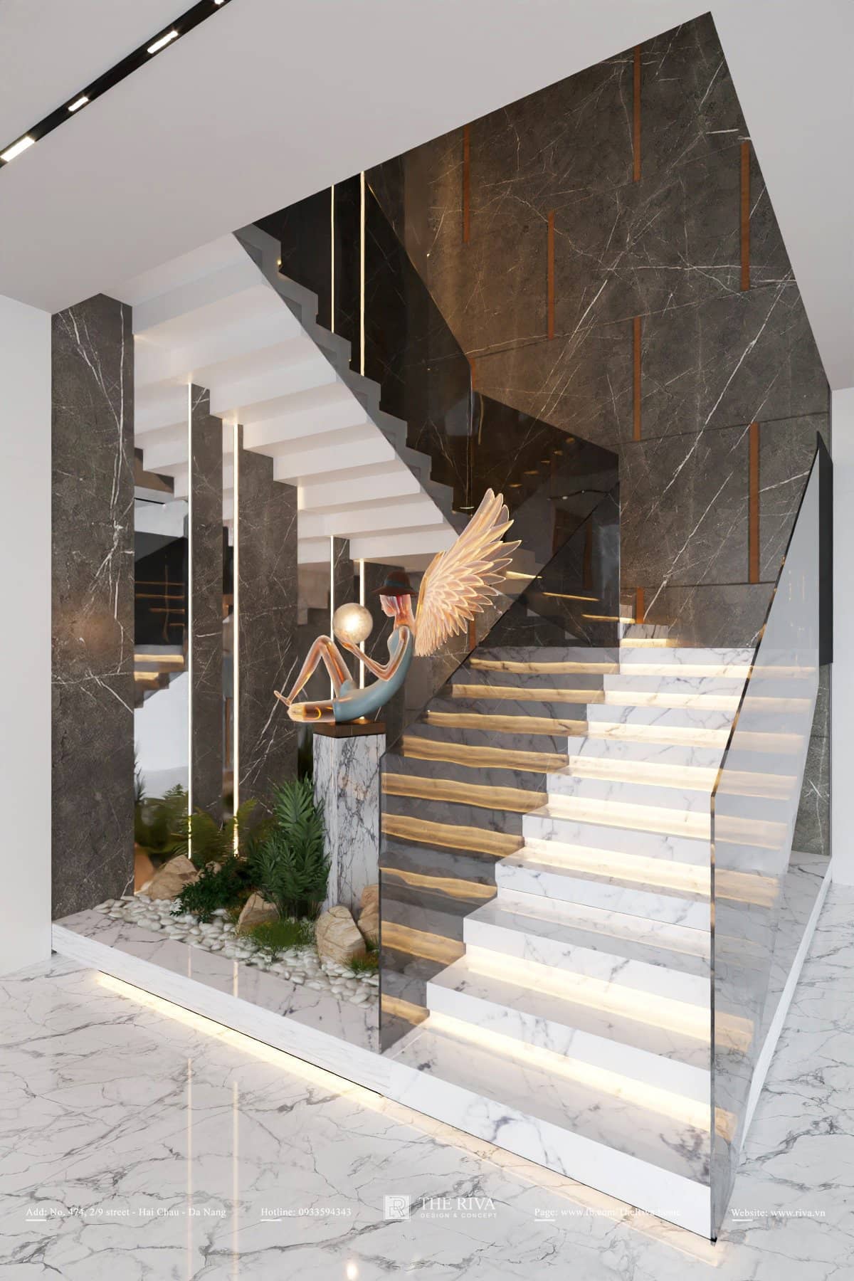 Thiết kế nội thất nhà phố Long An Villa