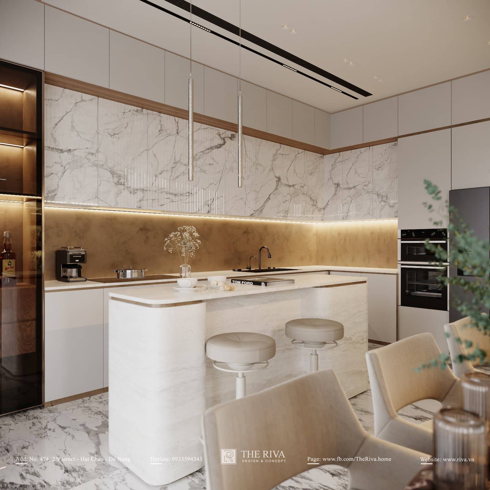 Thiết kế nội thất nhà phố Long An Villa