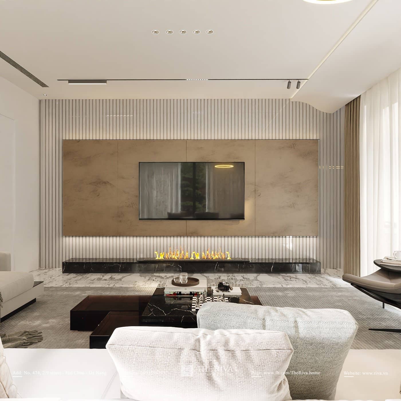 Thiết kế nội thất nhà phố Long An Villa