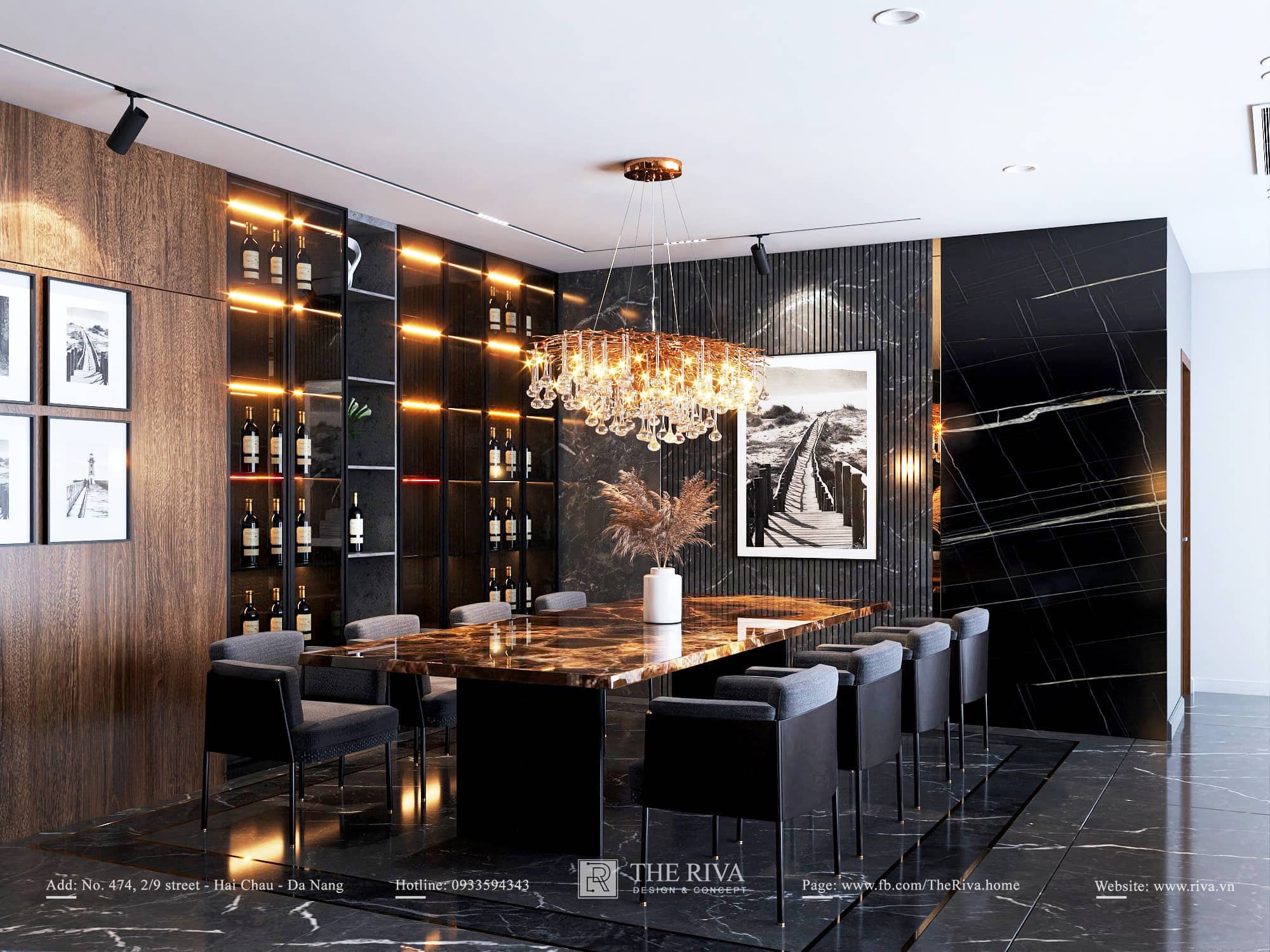 Thiết kế nội thất hiện đại Gia Khiêm Villa