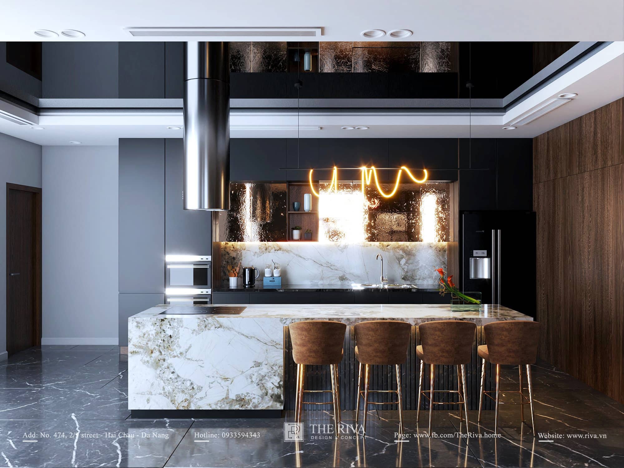 Thiết kế nội thất hiện đại Gia Khiêm Villa