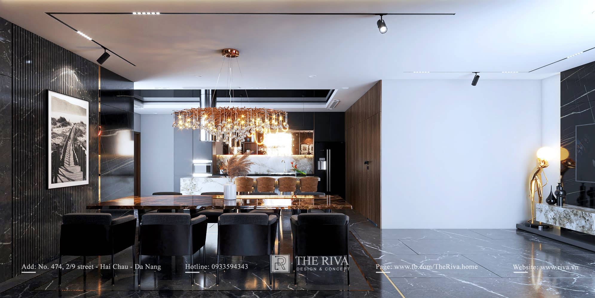Thiết kế nội thất hiện đại Gia Khiêm Villa