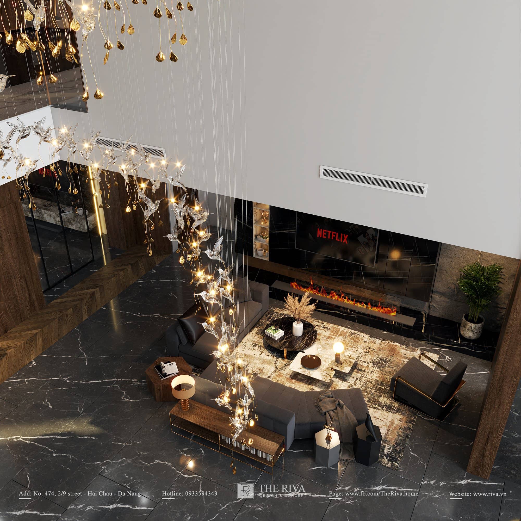 Thiết kế nội thất hiện đại Gia Khiêm Villa