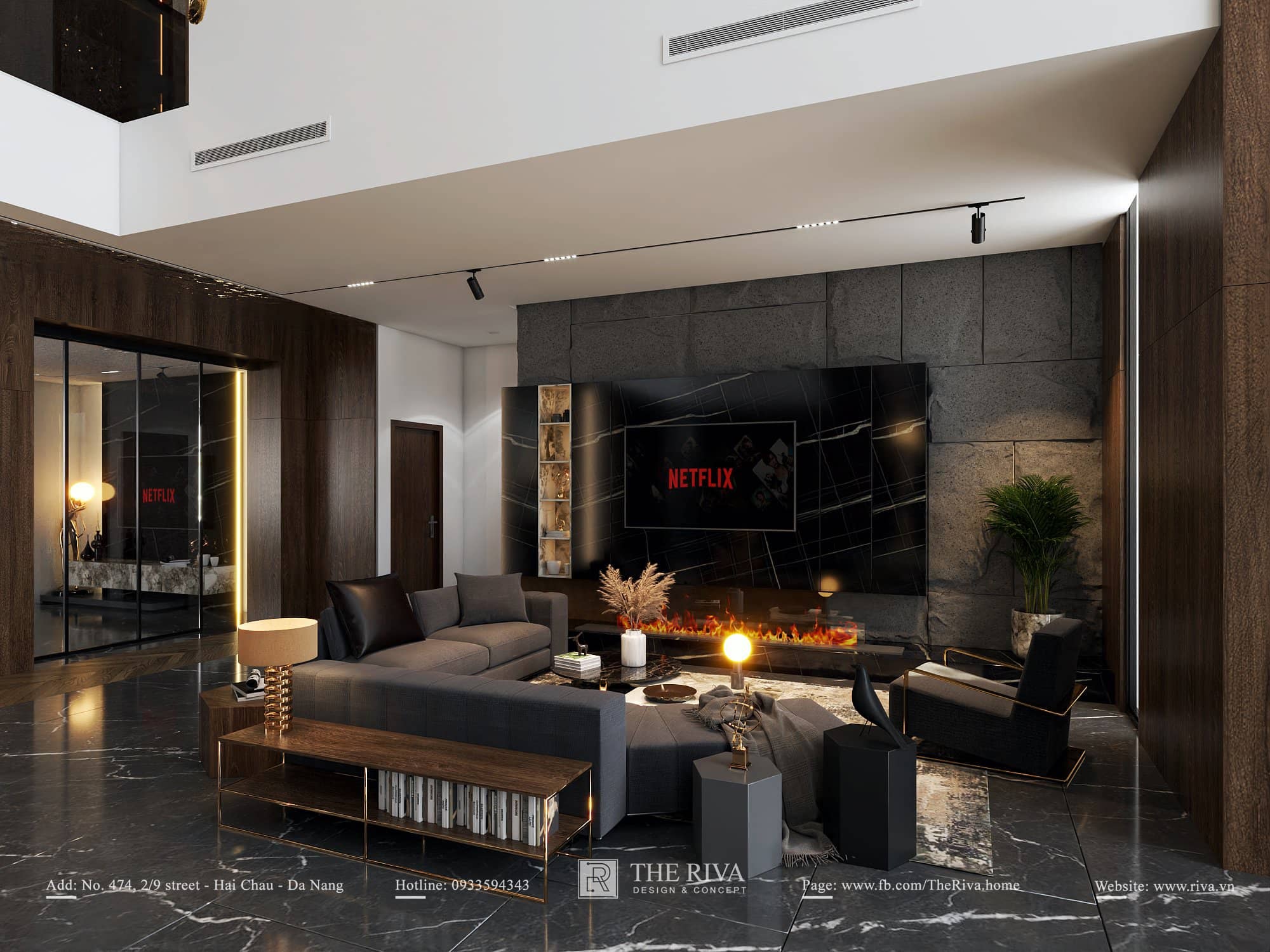 Thiết kế nội thất hiện đại Gia Khiêm Villa