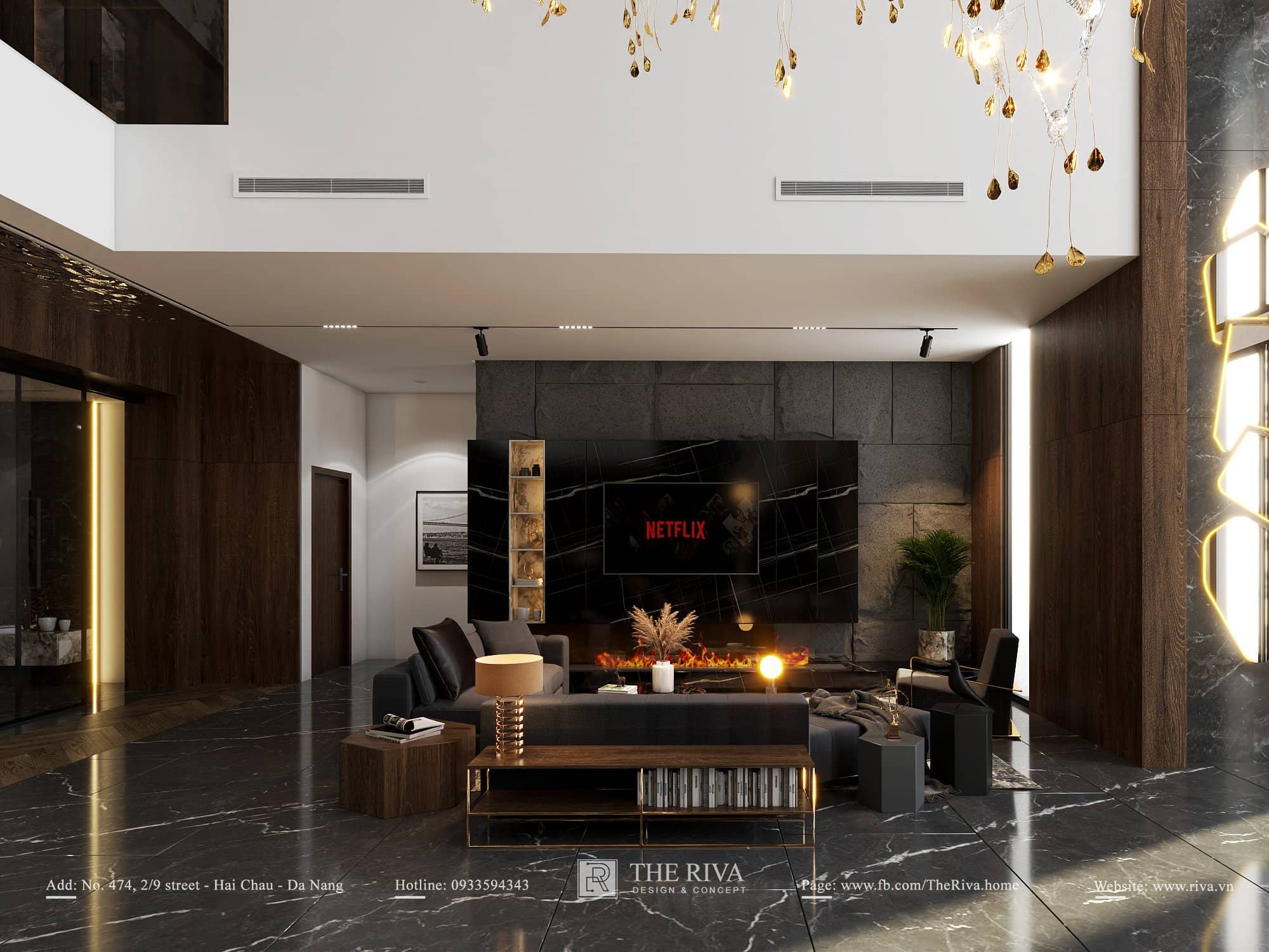 Thiết kế nội thất hiện đại Gia Khiêm Villa